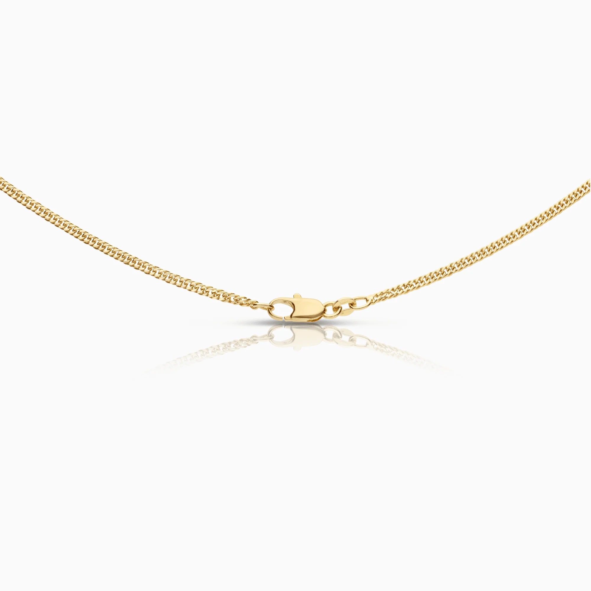 Curb chain 51.5cm 18K gold - Image 3