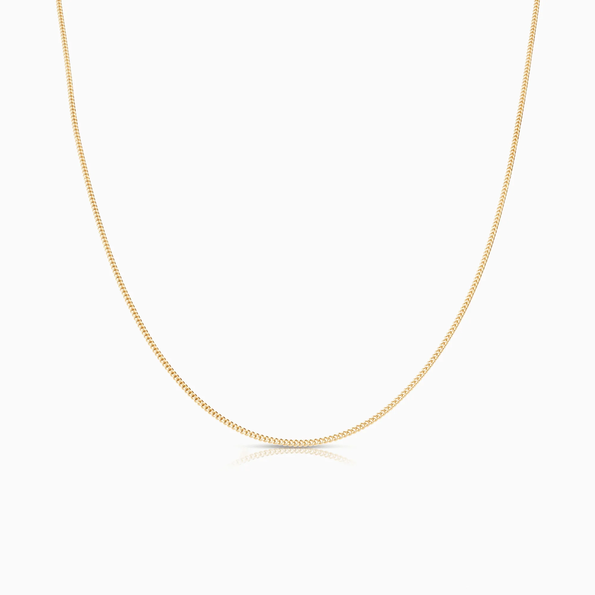 Curb chain 51cm 18K gold