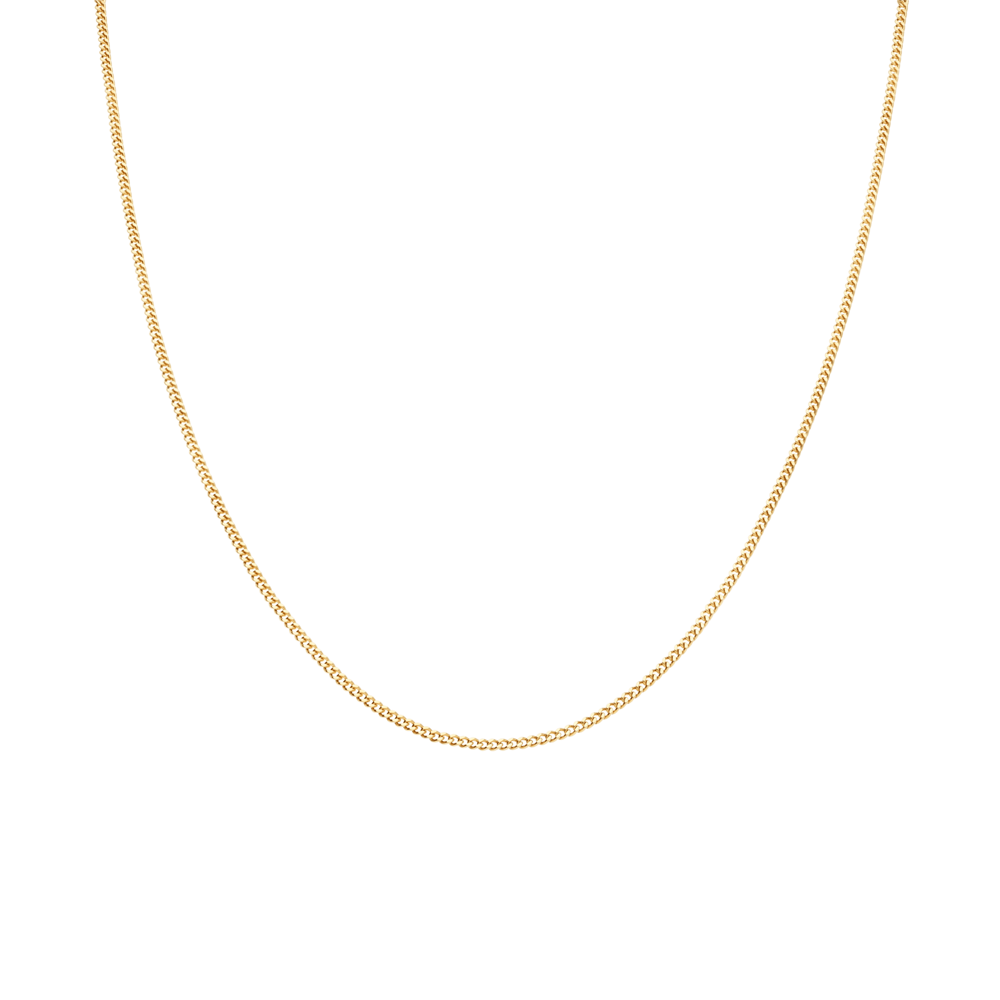 Curb chain 51cm 18K gold - Image 2