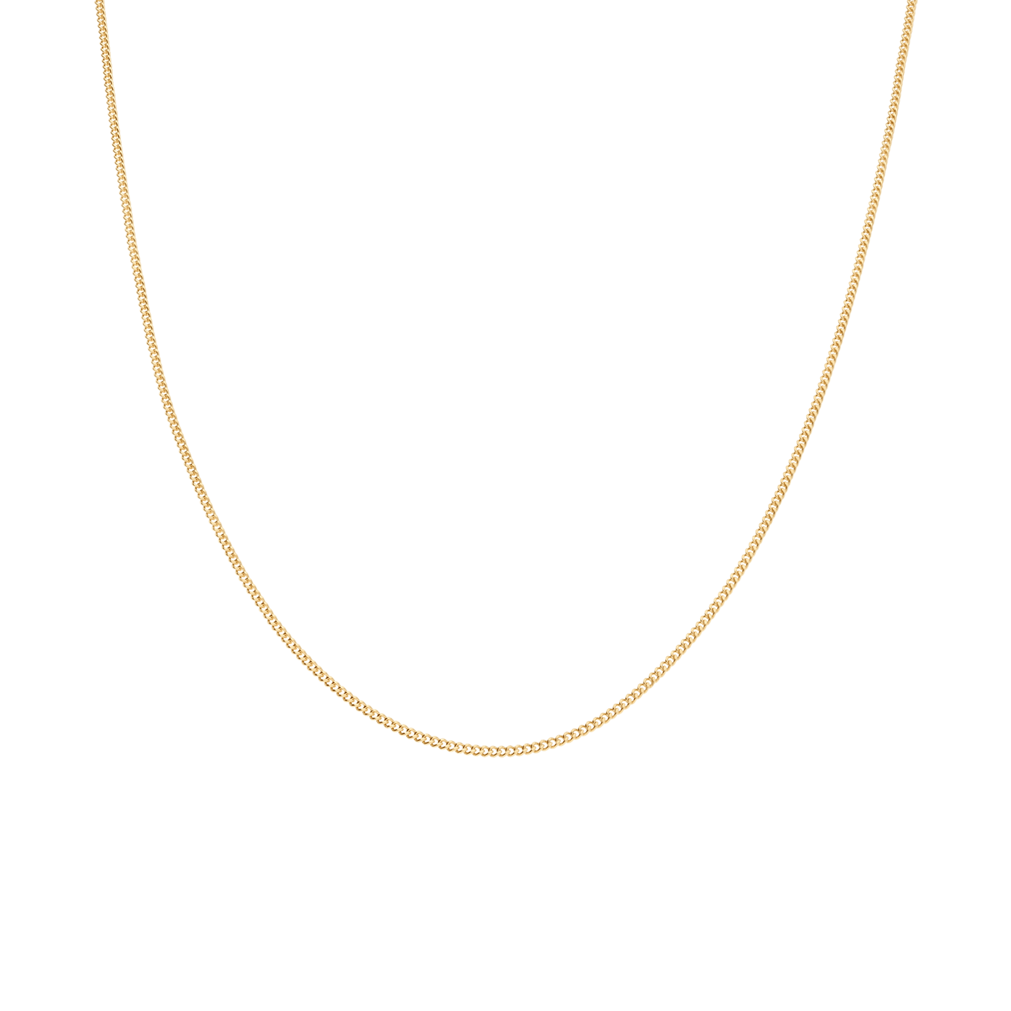 Curb chain 52.5cm 18K gold - Image 2