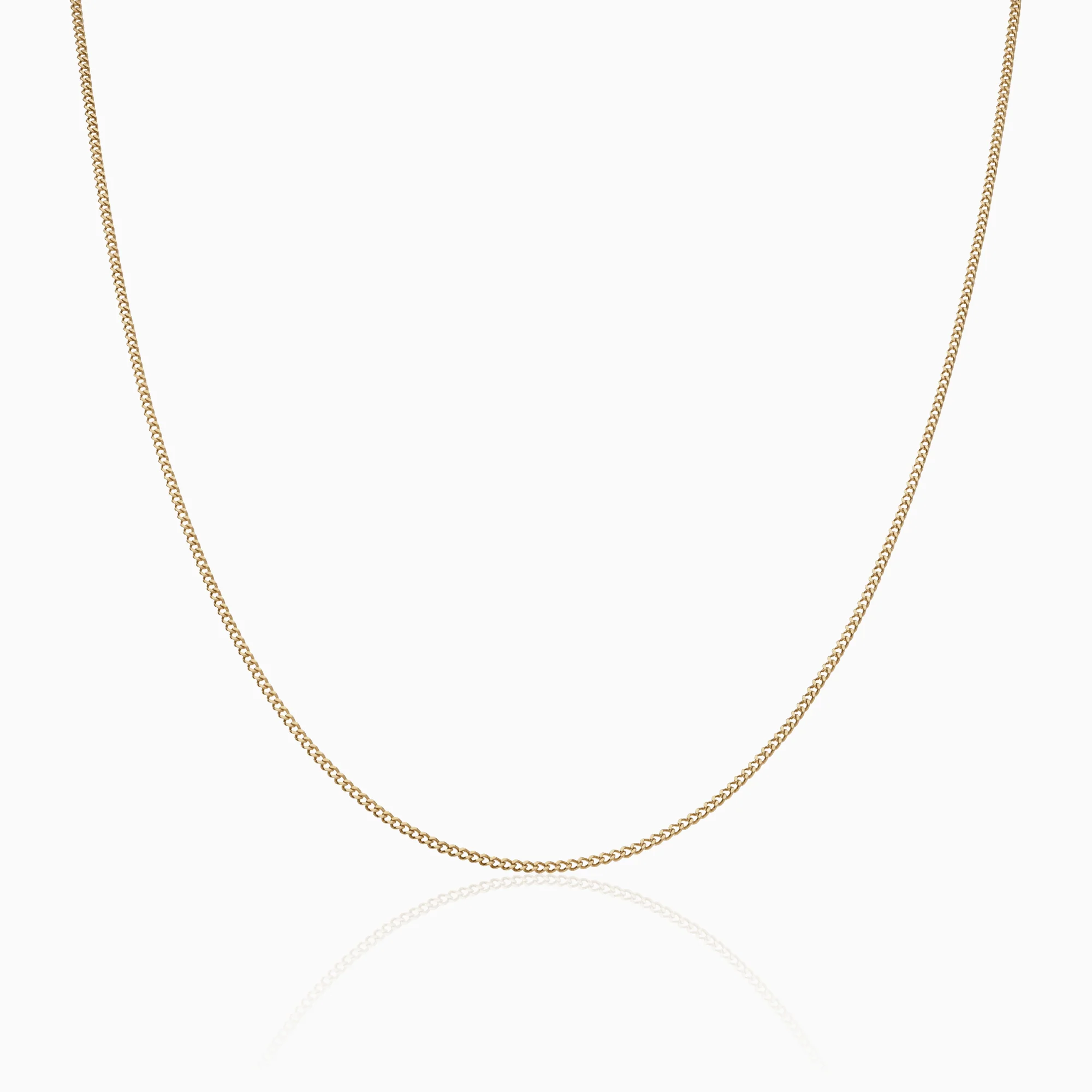 Curb chain 52cm 18K gold