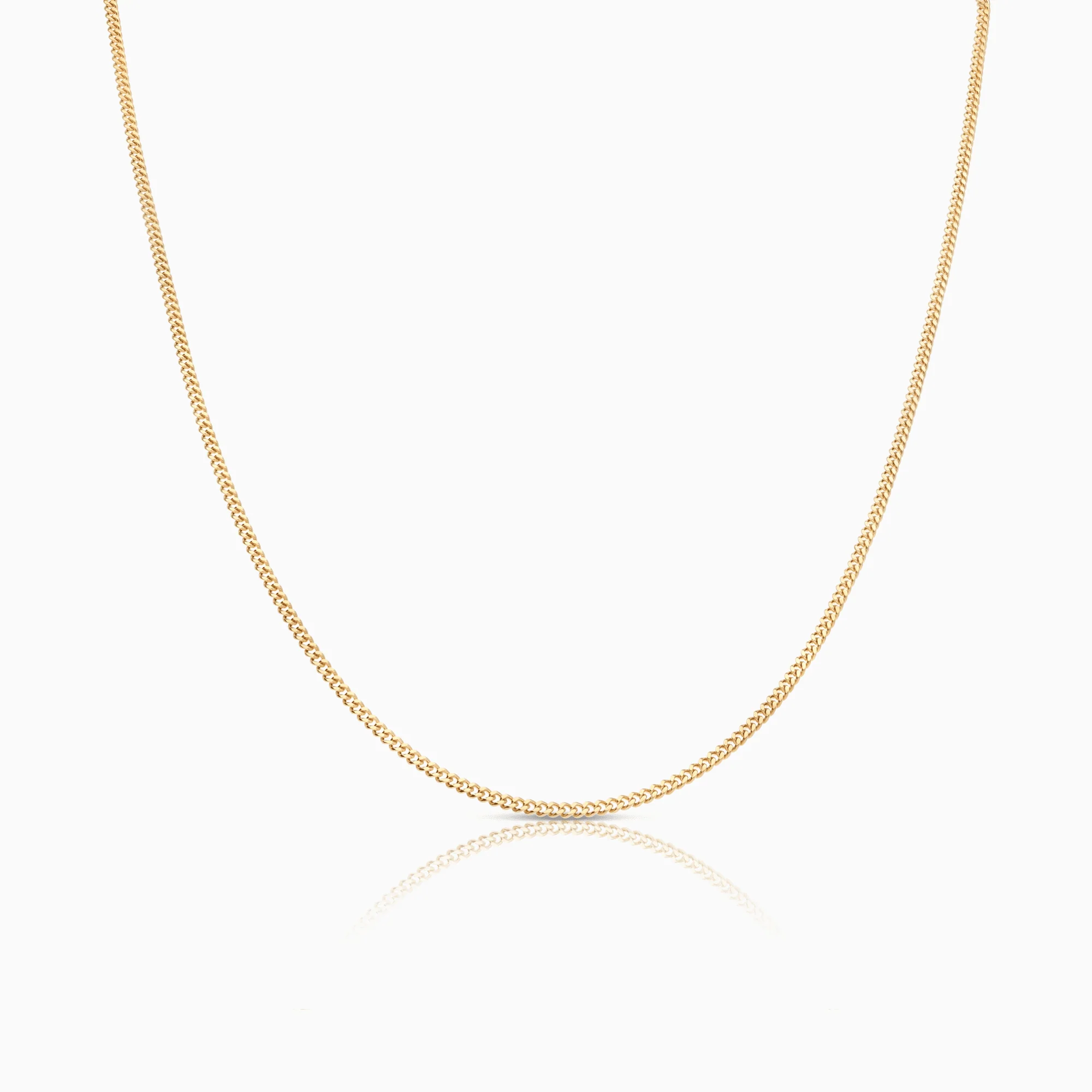 Curb chain 52cm 18K gold