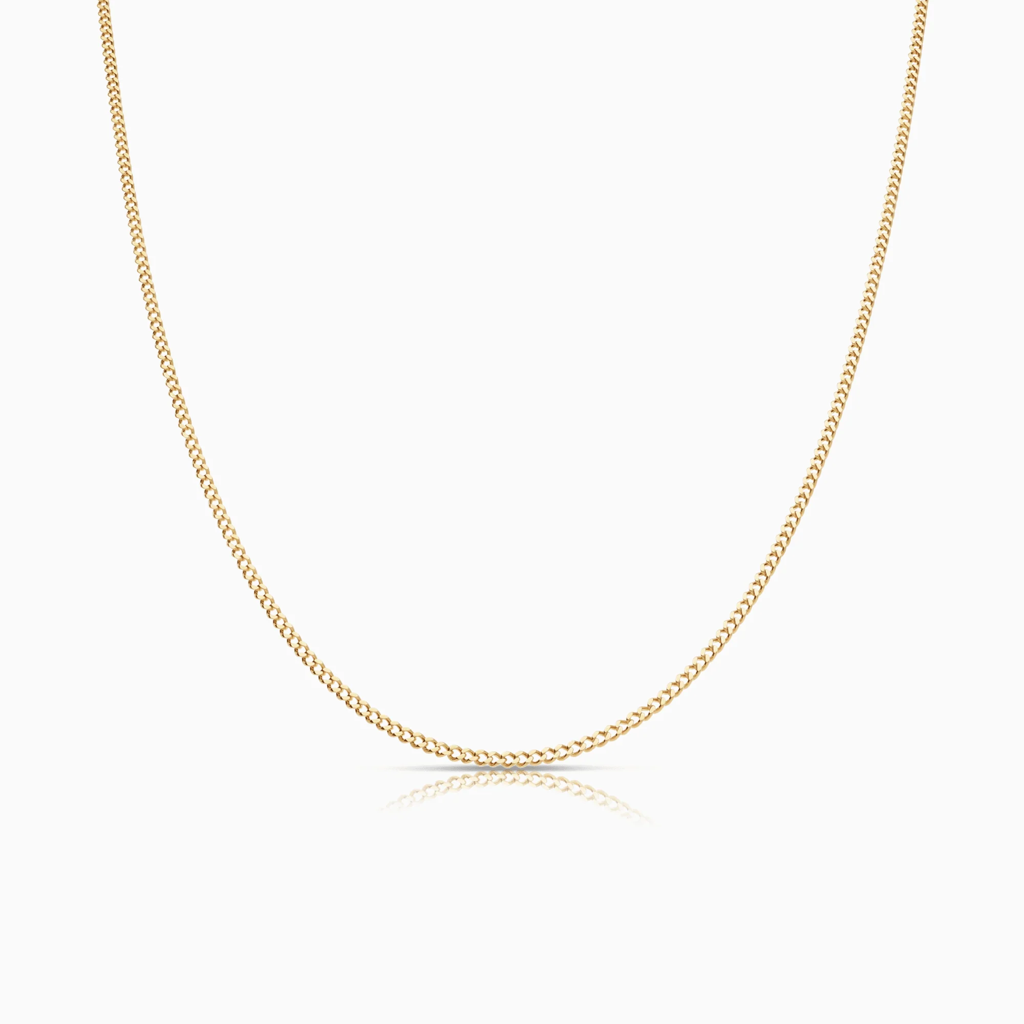 Curb chain 57.5cm 18K gold