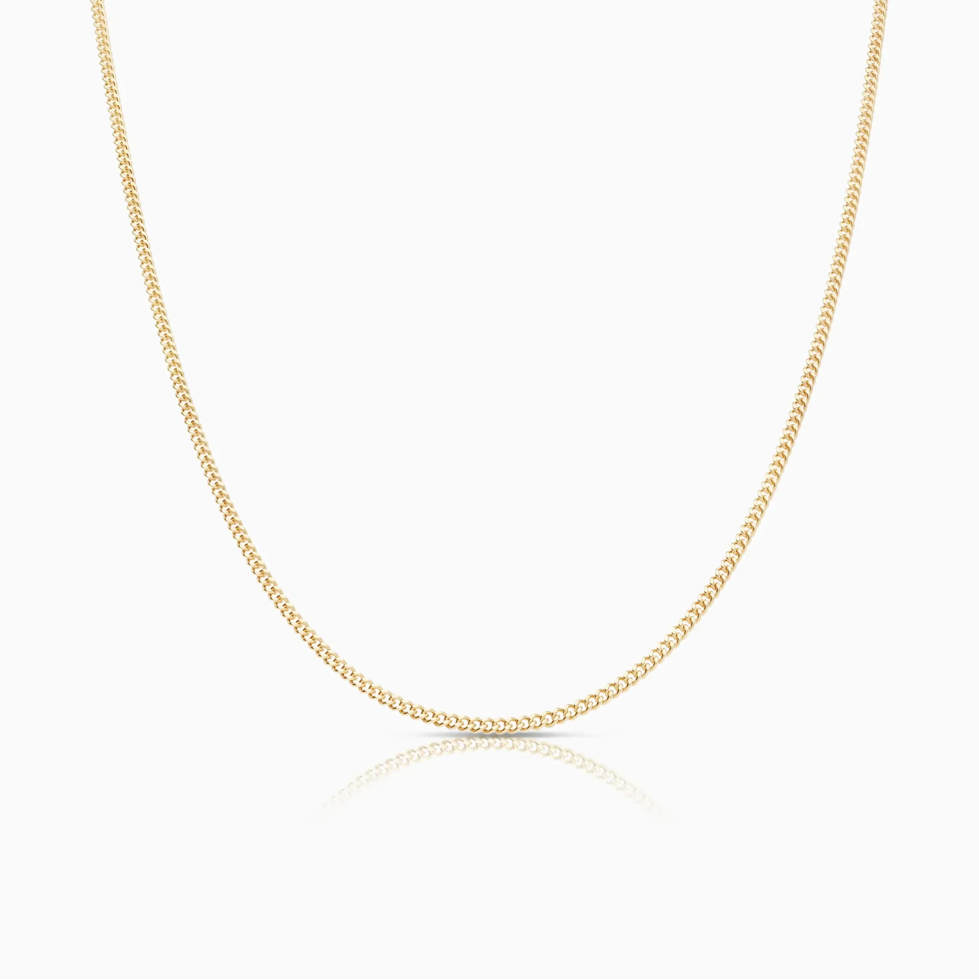 Curb chain 60.5cm 18K gold