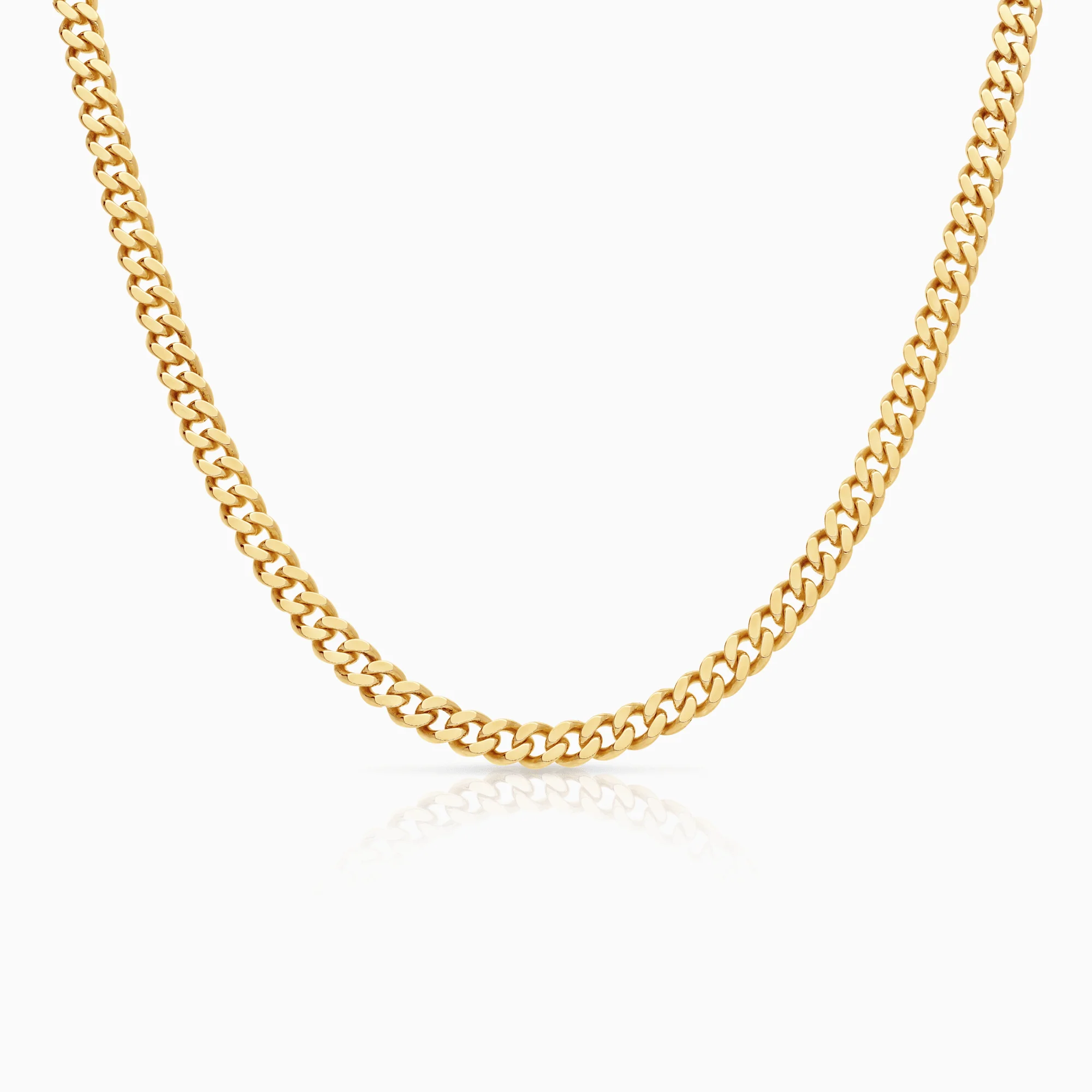 Curb chain 60.62g 18K gold
