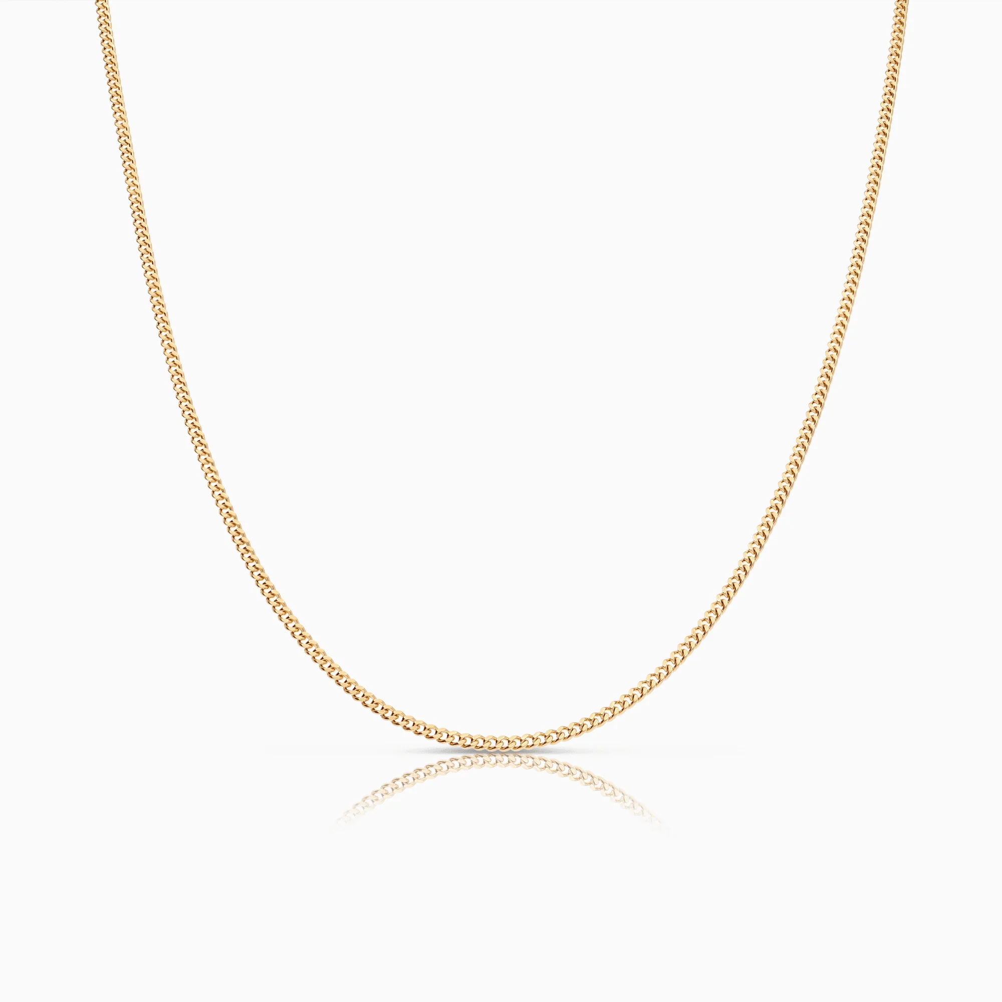 Curb Chain 61cm 18K Gold