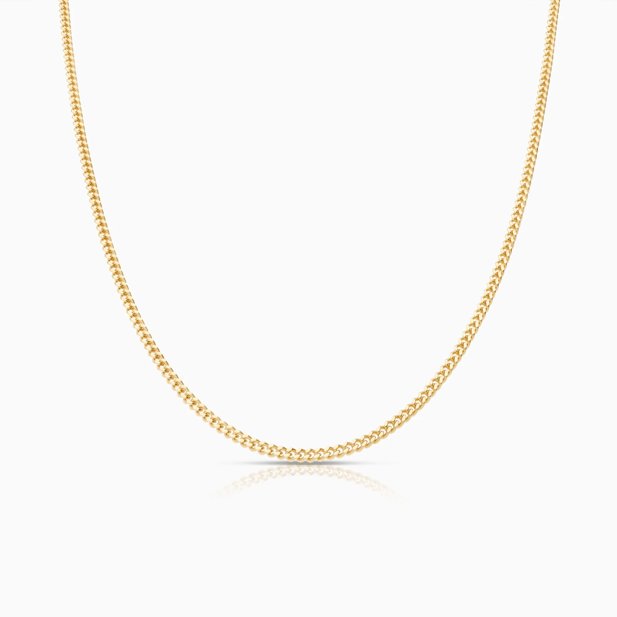 Curb chain 71cm 18K gold