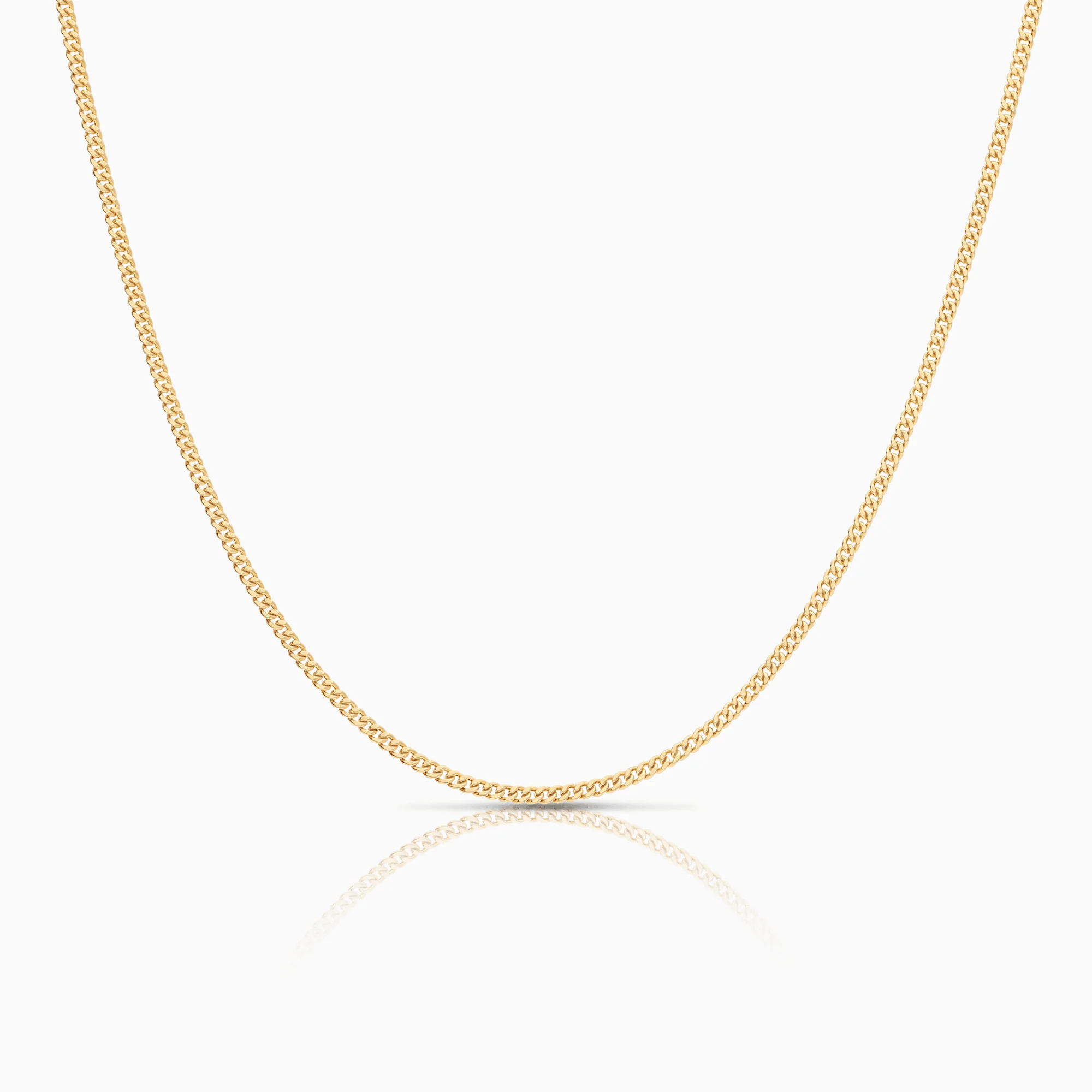 Curb chain 8.60g 18K gold