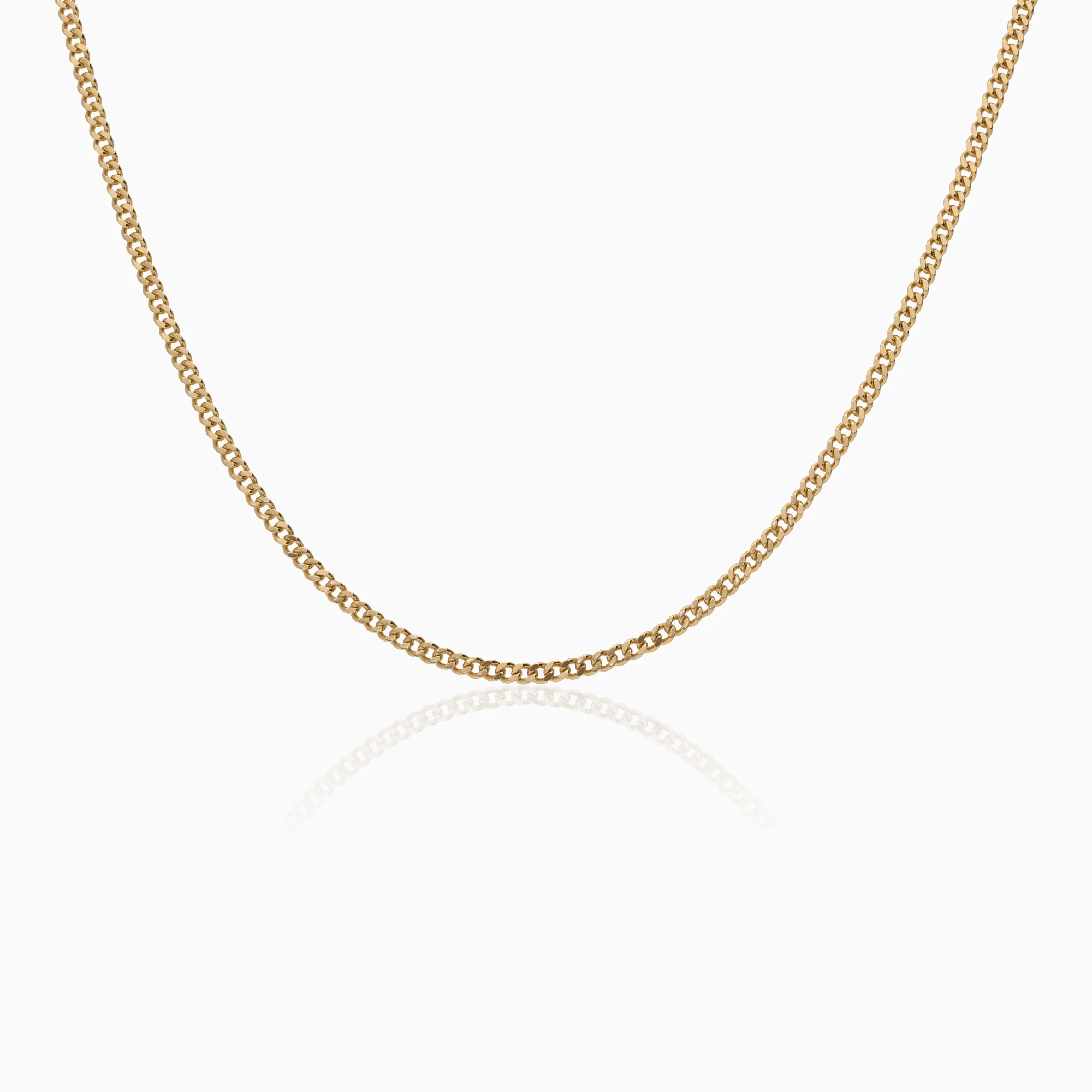 Curb chain 9.32g 18K gold