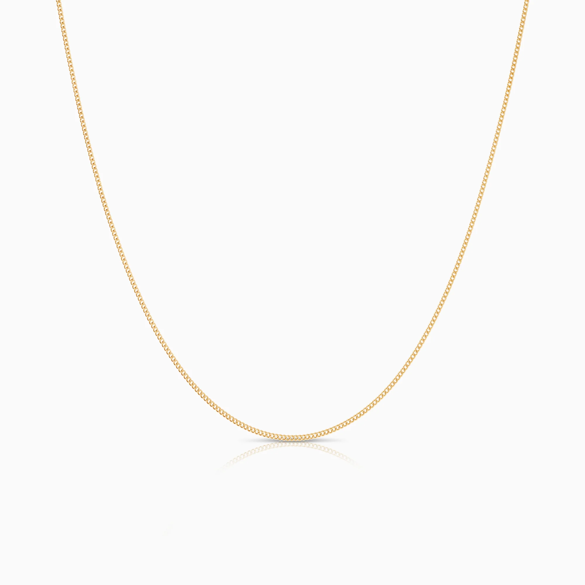 Curb chain 1.57g 18K gold