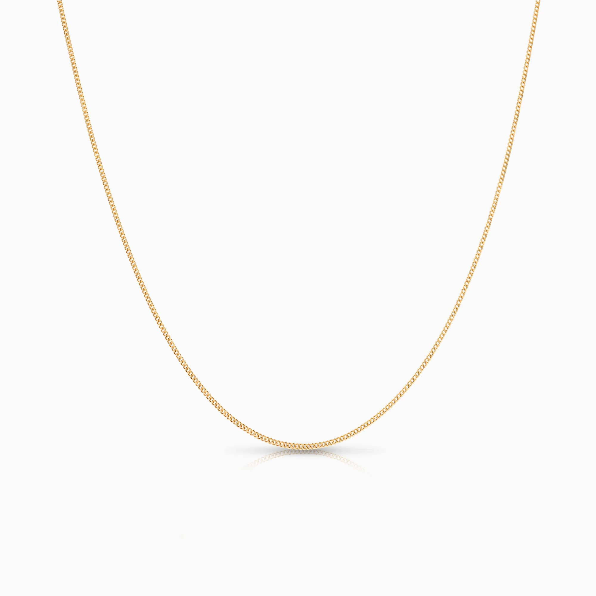 Curb chain 1.91g 18K gold