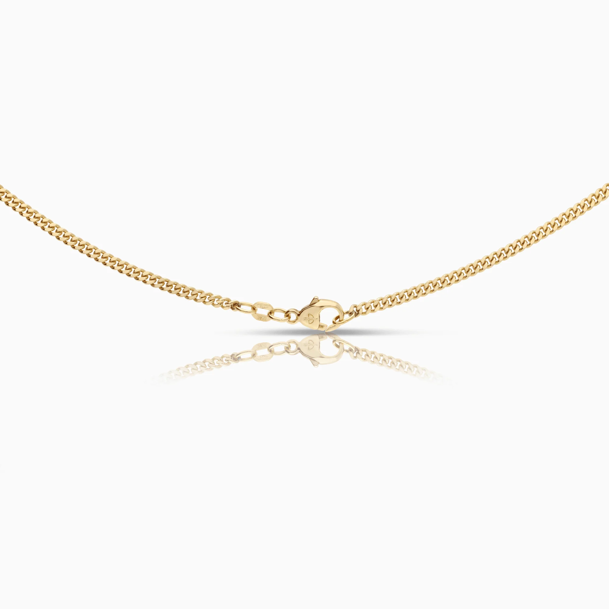 Curb chain 12.40g 18K gold - Image 2