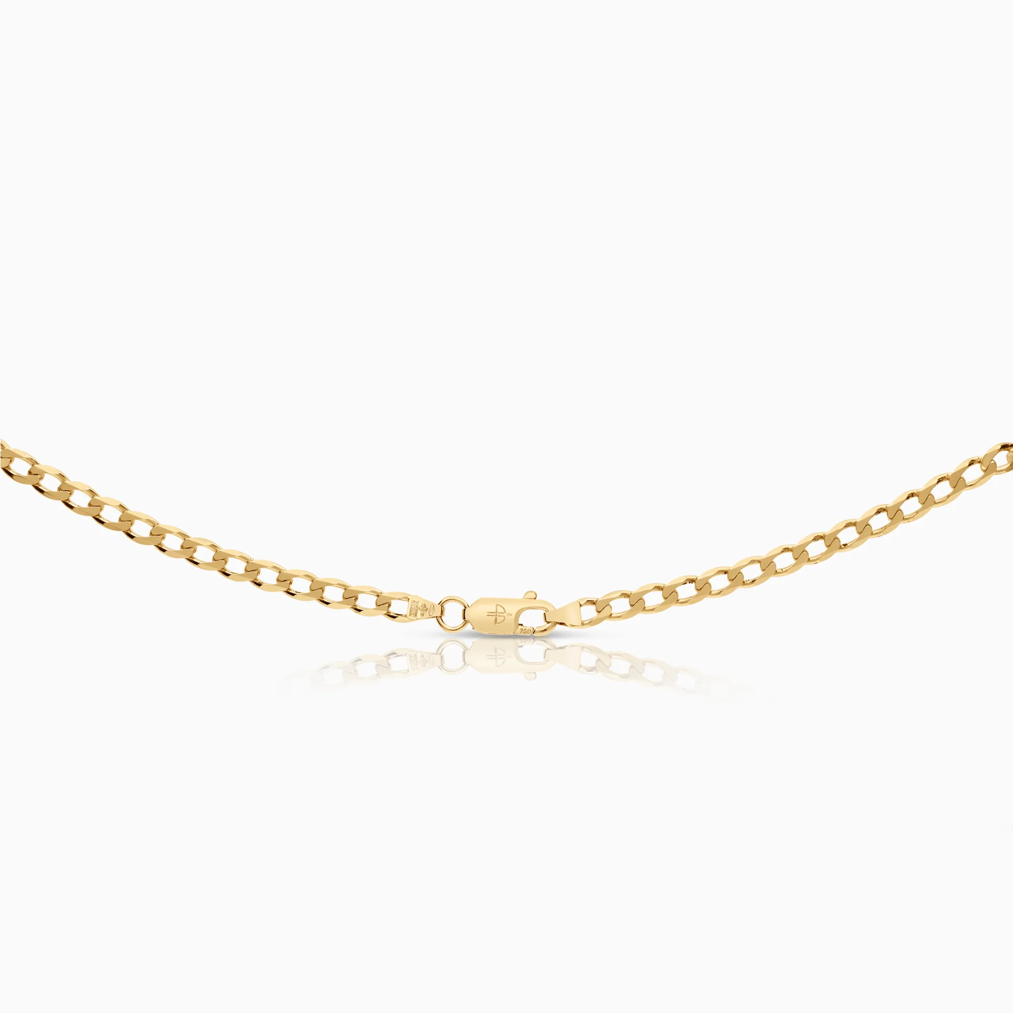 Curb chain 12.60g 18K gold - Image 2