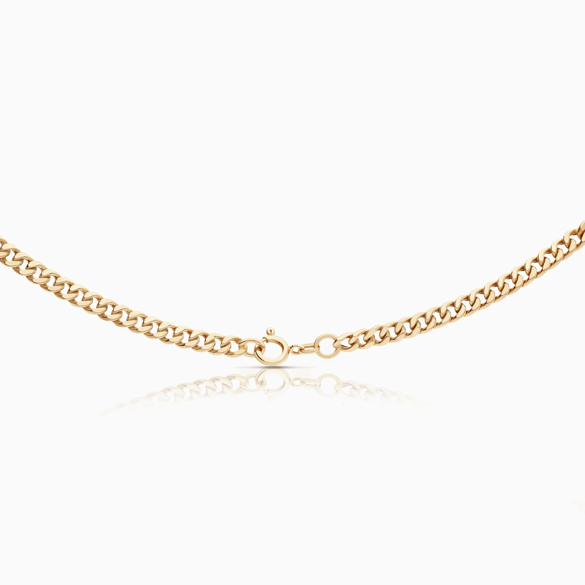 Curb chain 14.10g 18K gold - Image 2