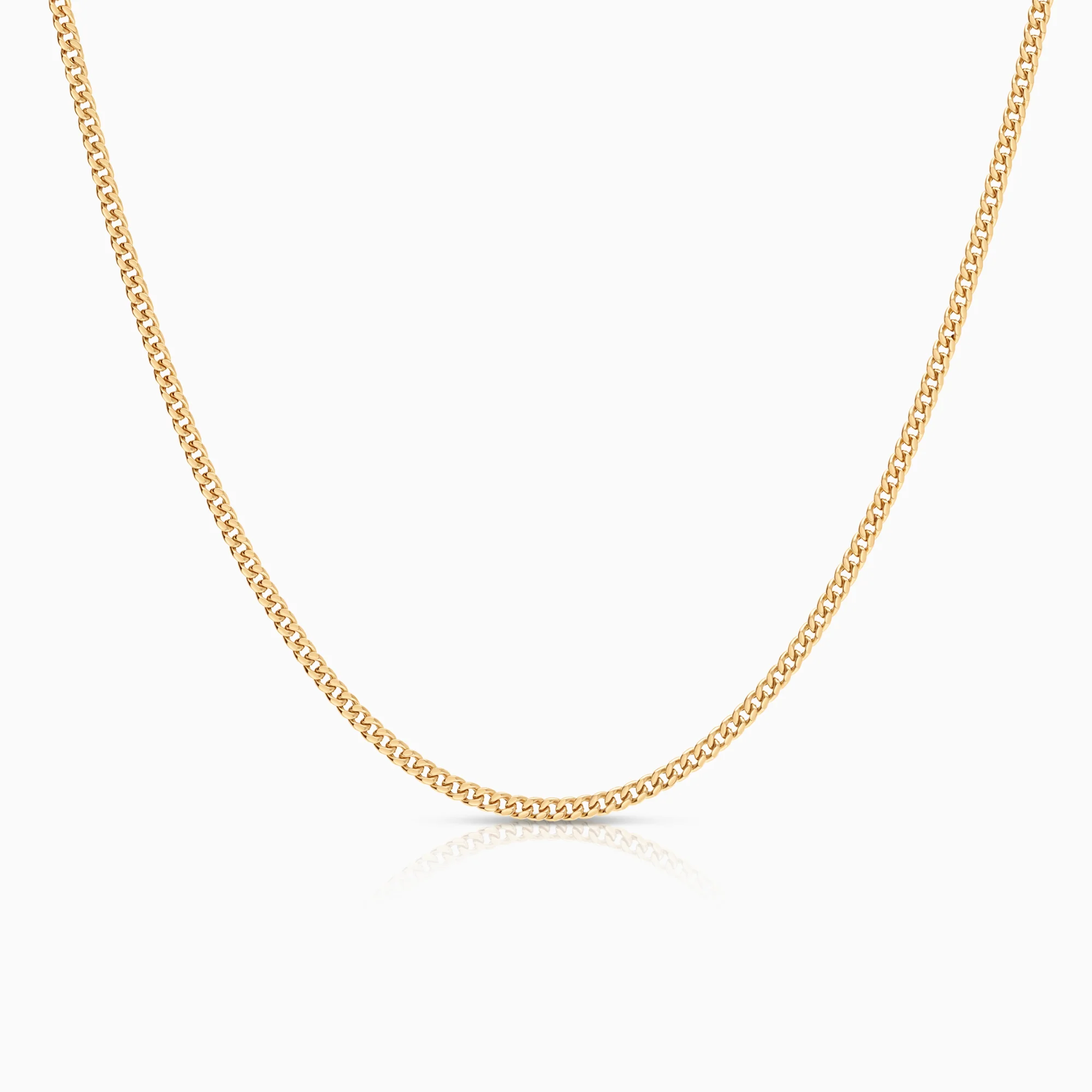 Curb chain 2.84g 18K gold