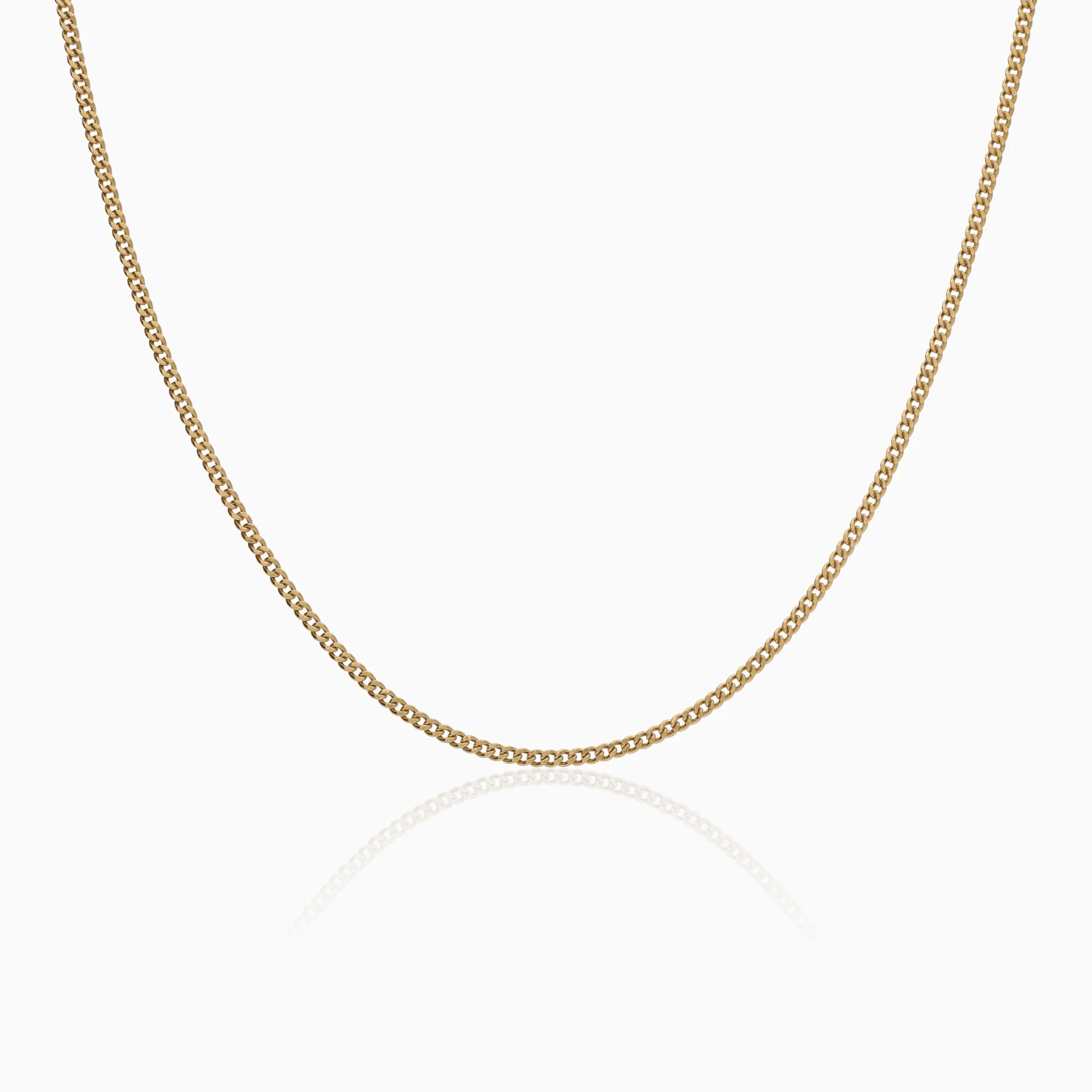 Curb chain 3.04g 18K gold
