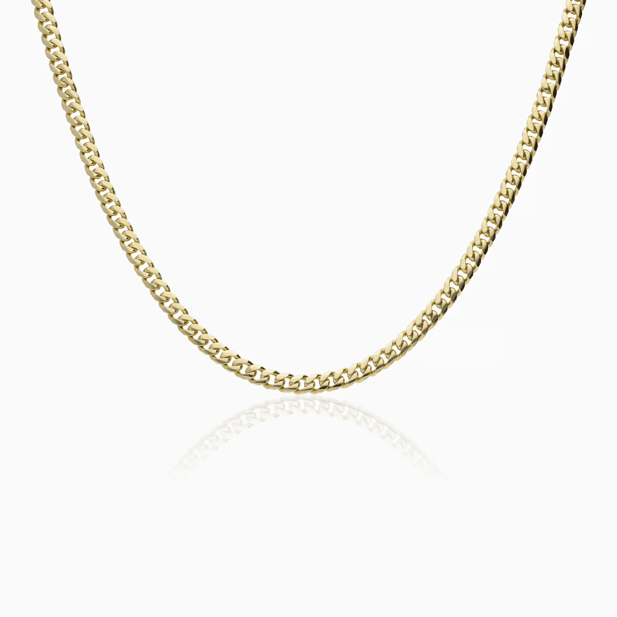 Curb chain 30.62g 14K yellow gold