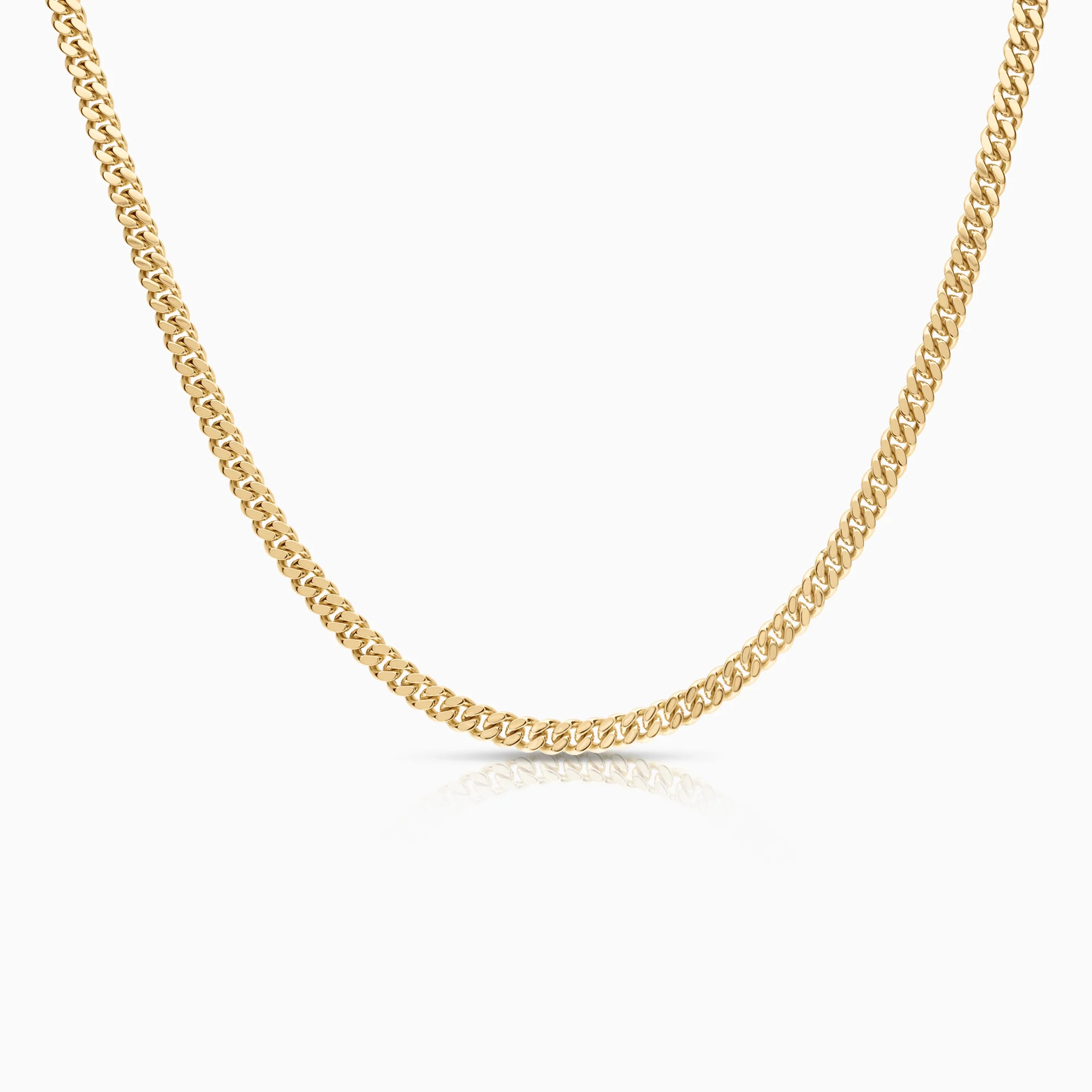 Curb chain 32.43g 18K gold