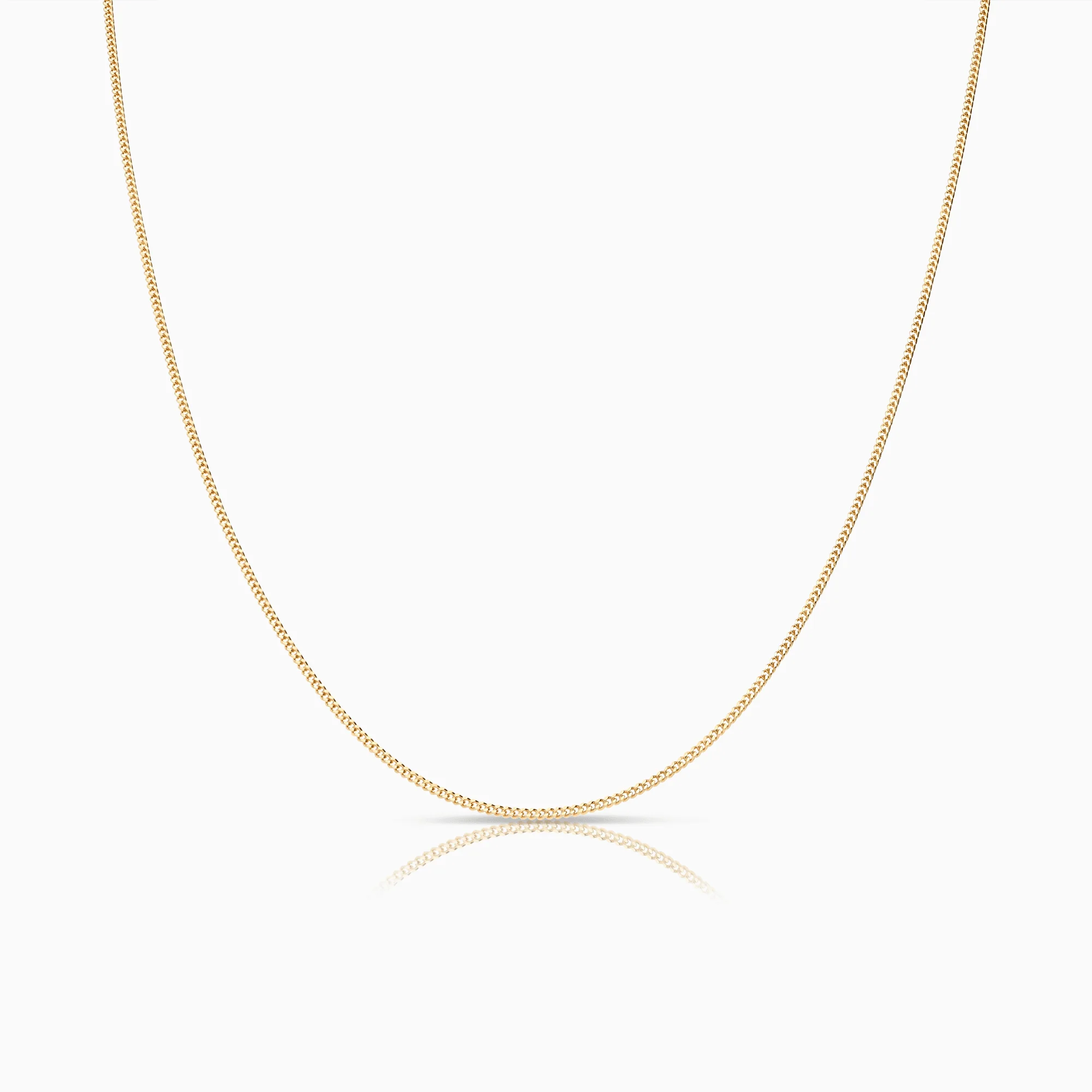 Curb chain 36cm 18K gold