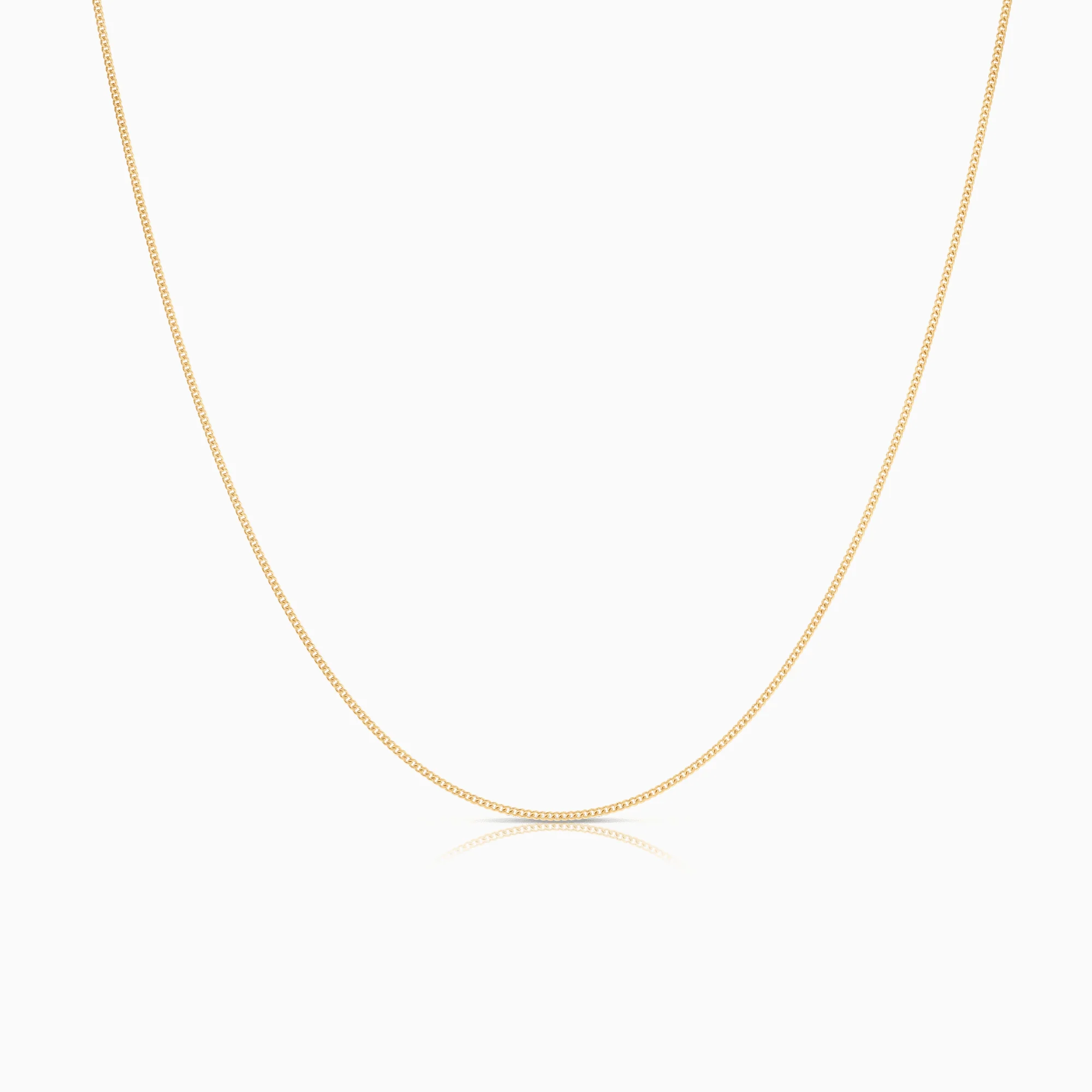 Curb chain 36cm 18K gold