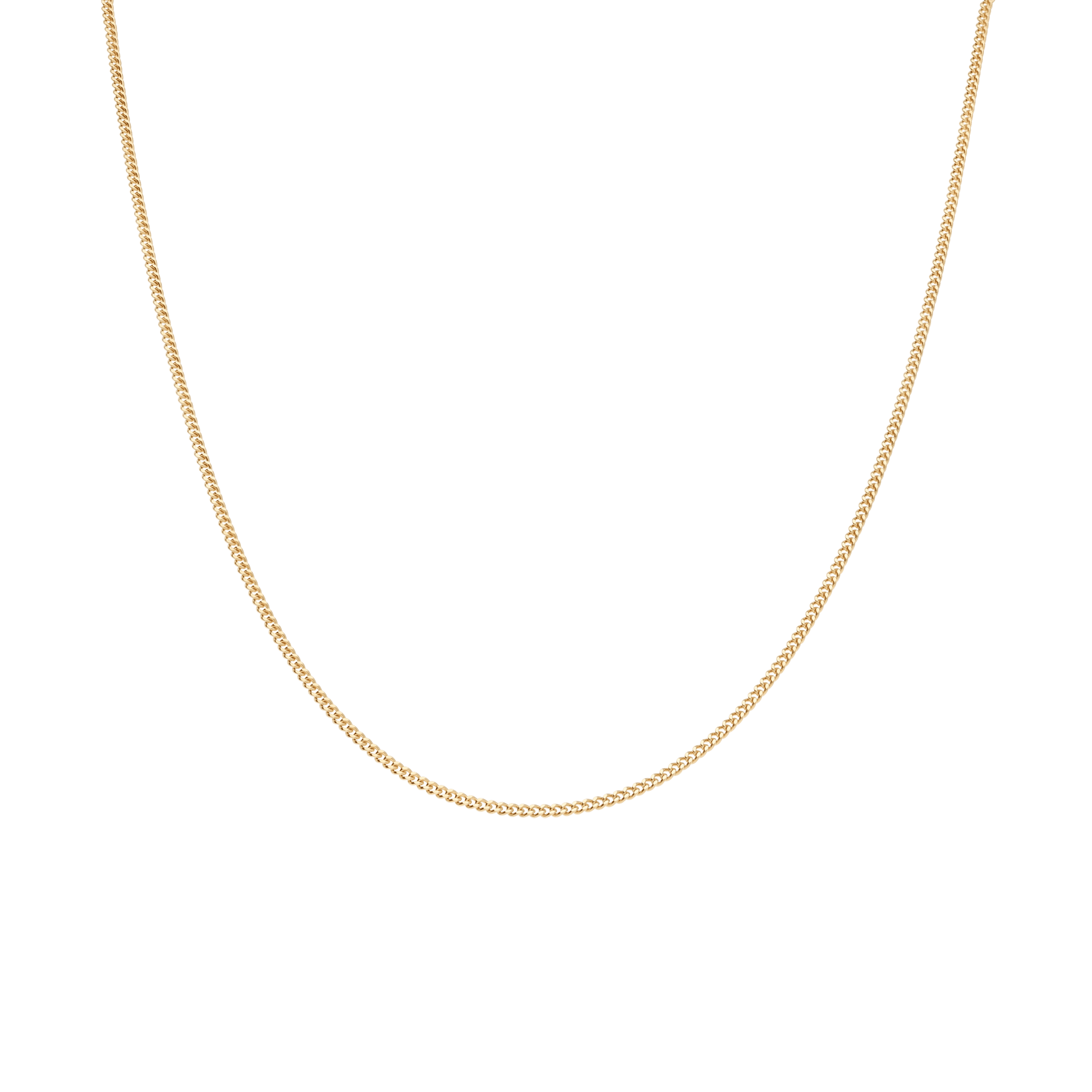 Curb chain 38.5cm 18K gold - Image 2