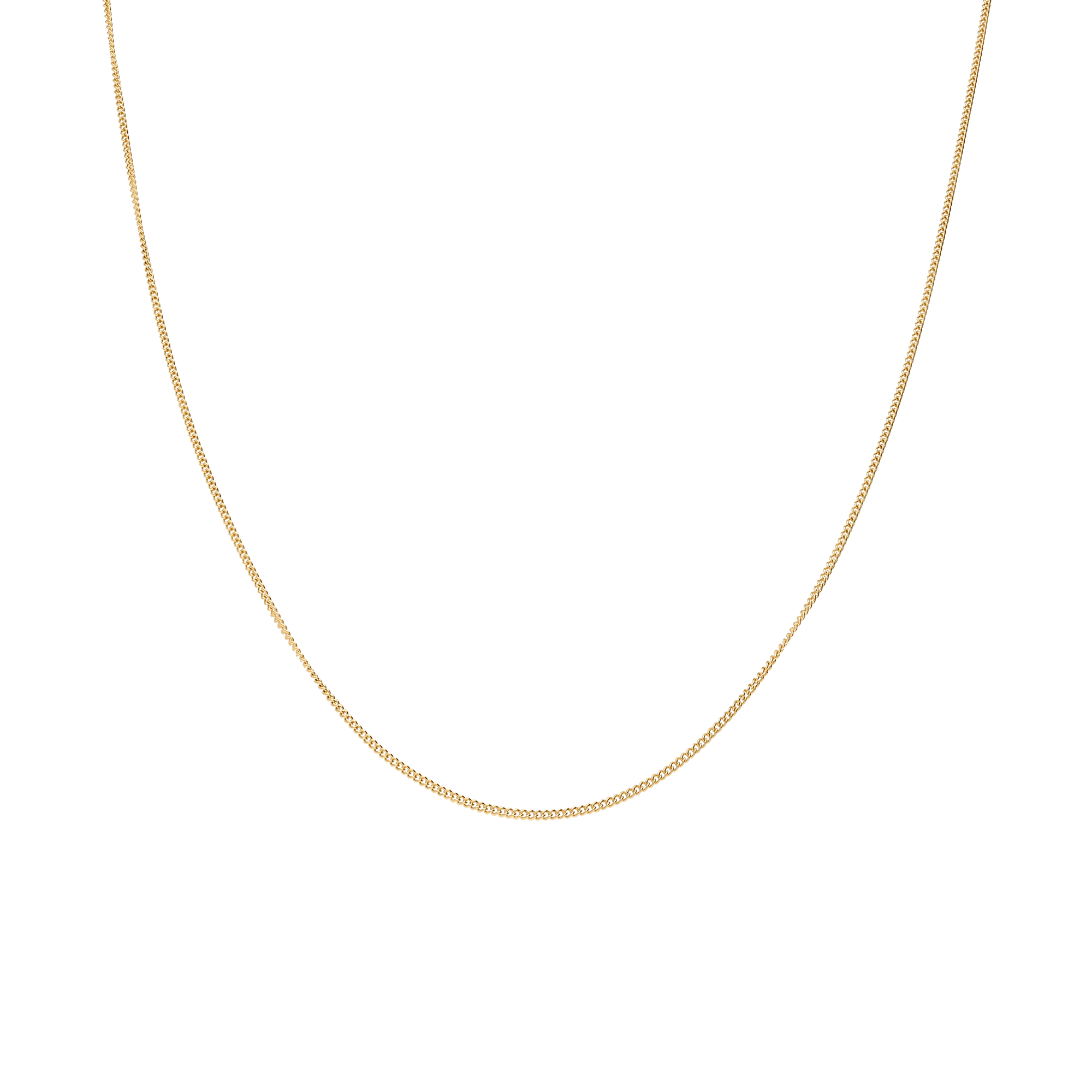 Curb chain 39.5cm 18K gold - Image 2