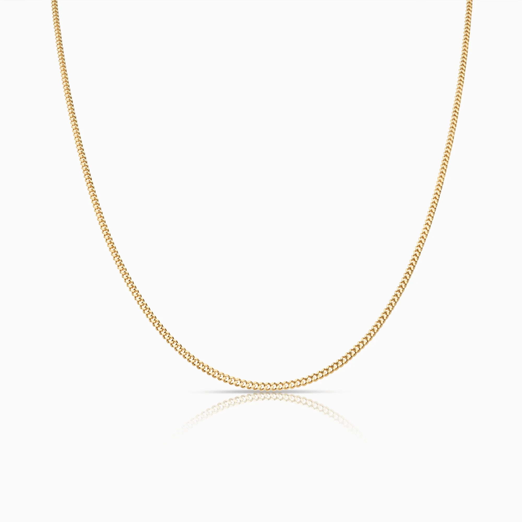 Curb chain 39cm 18K gold