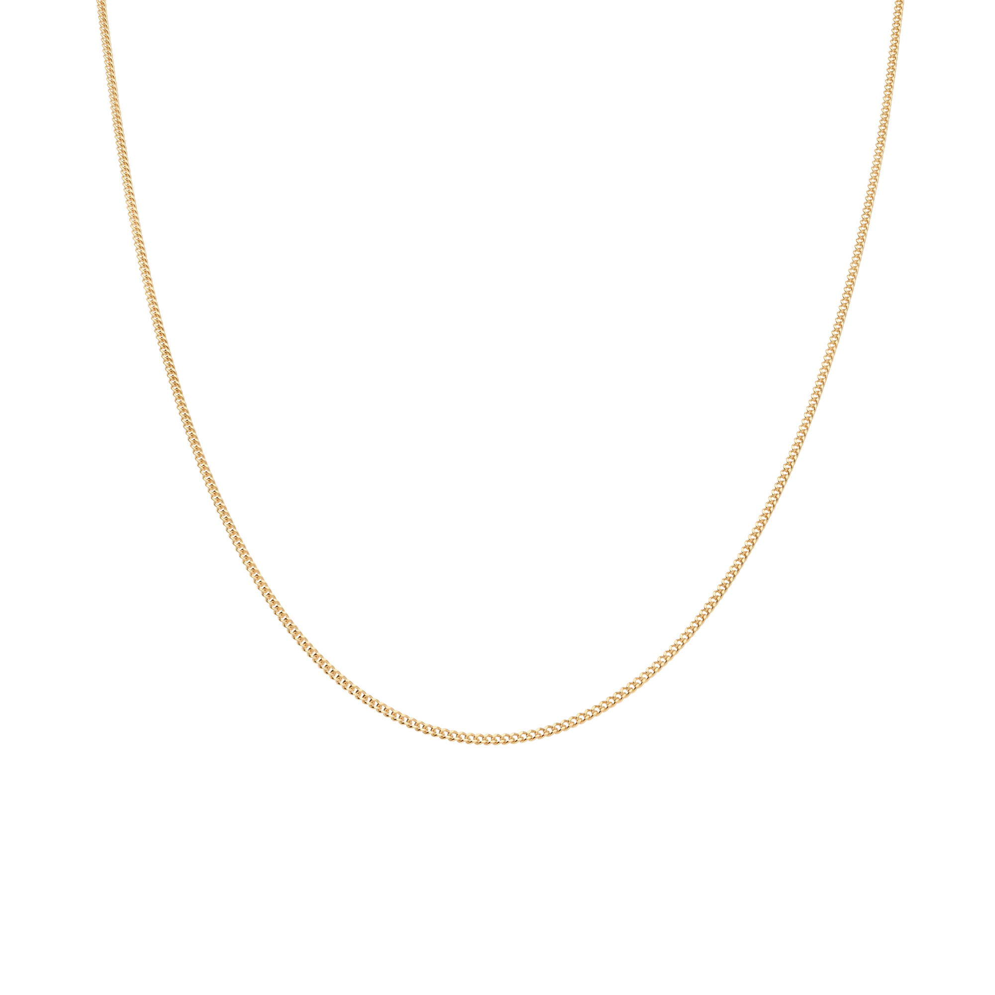 Curb chain 39cm 18K gold - Image 2