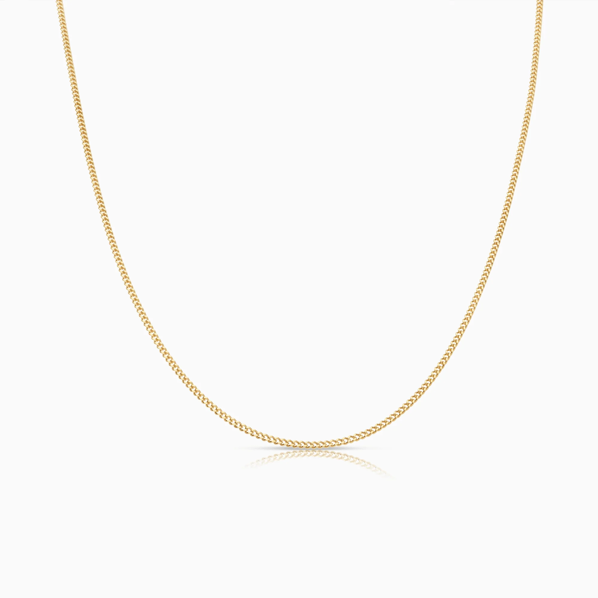 Curb chain 40.5cm 18K gold