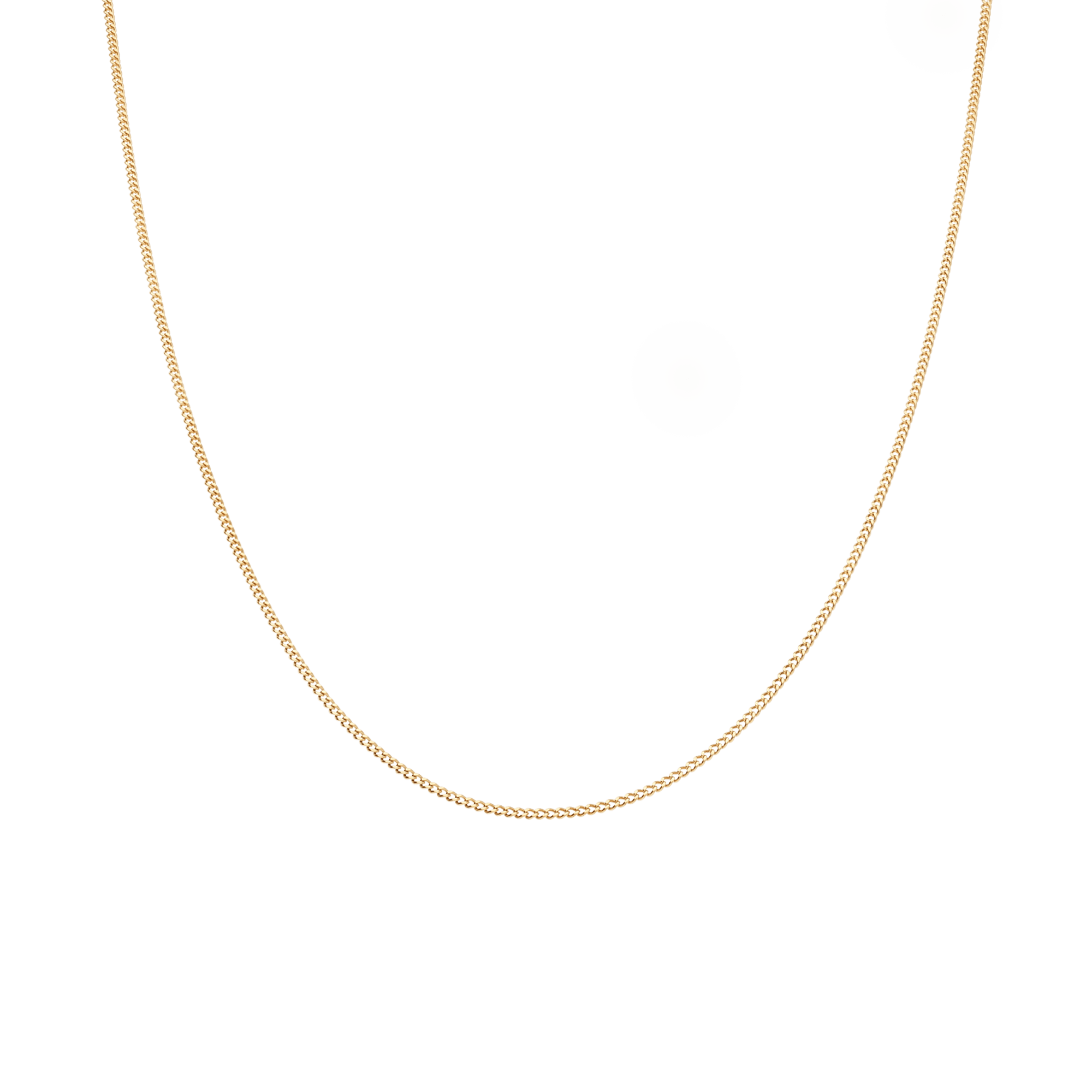 Curb link 40cm 18K gold - Image 2