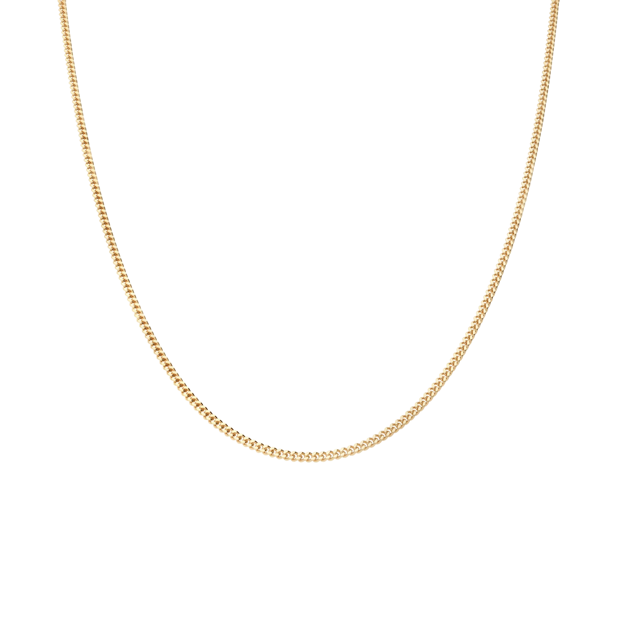 Curb link 40cm 18K gold - Image 2