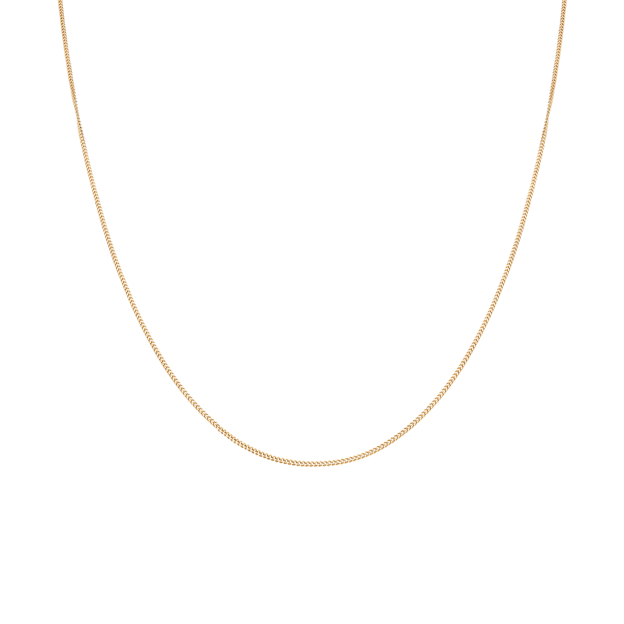 Curb link 40cm 18K gold - Image 2