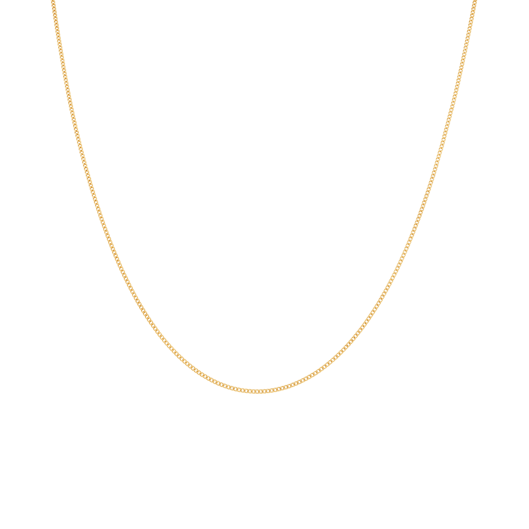 Curb link 40cm 18K gold - Image 2