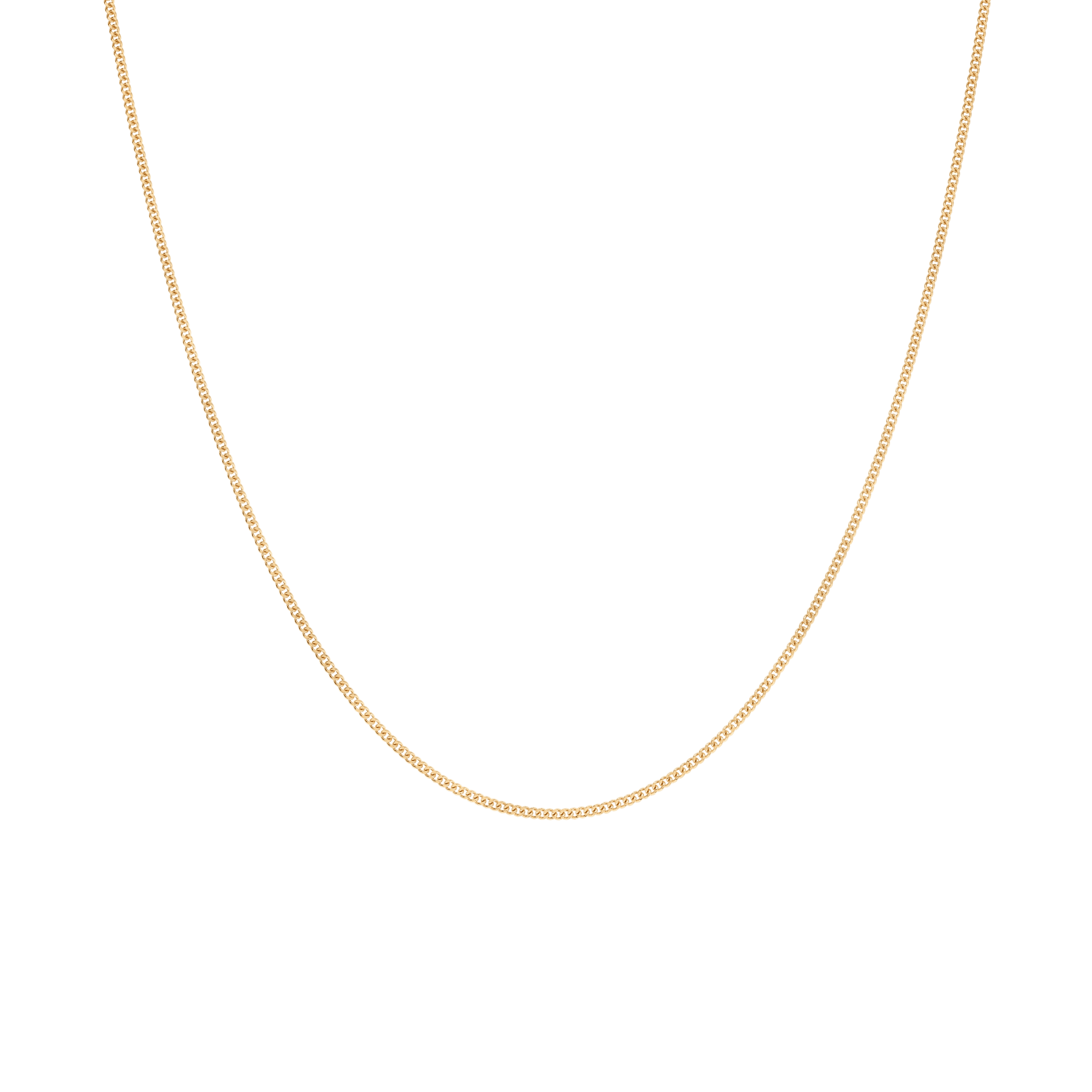 Curb link 40cm 18K gold - Image 2