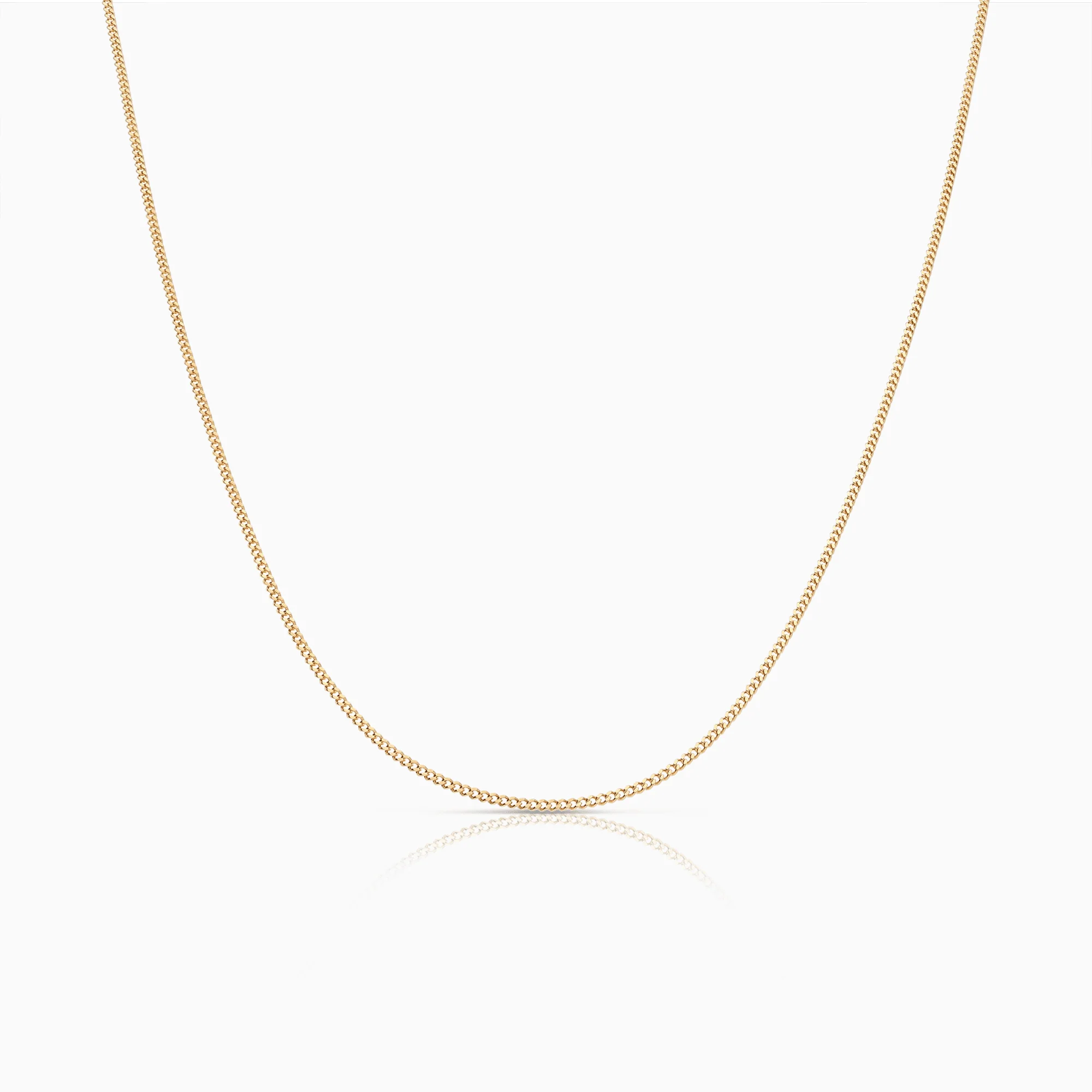 Curb chain 41.5cm 18K gold