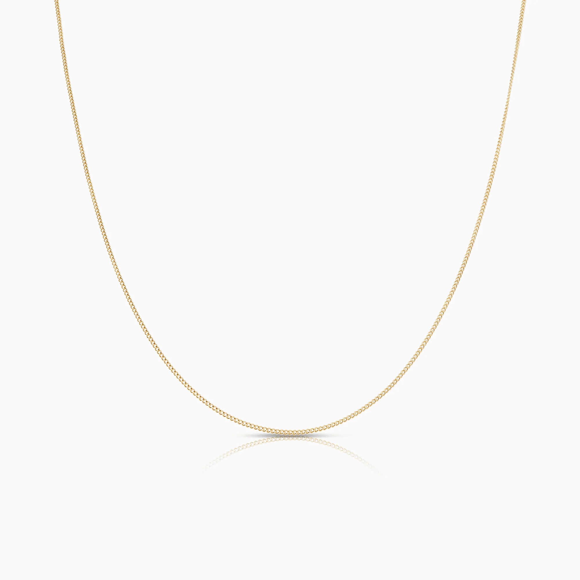 Curb chain 41cm 18K gold