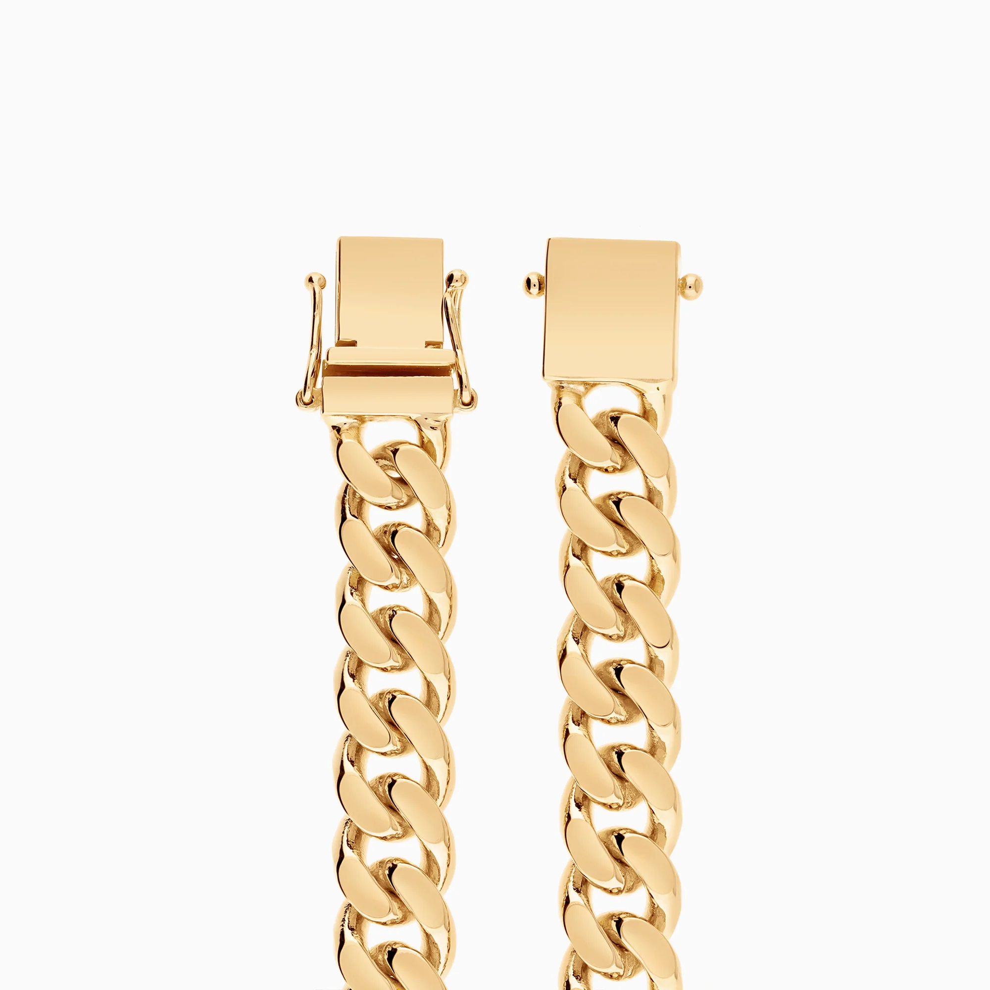 Curb chain 42.56g 18K gold - Image 2