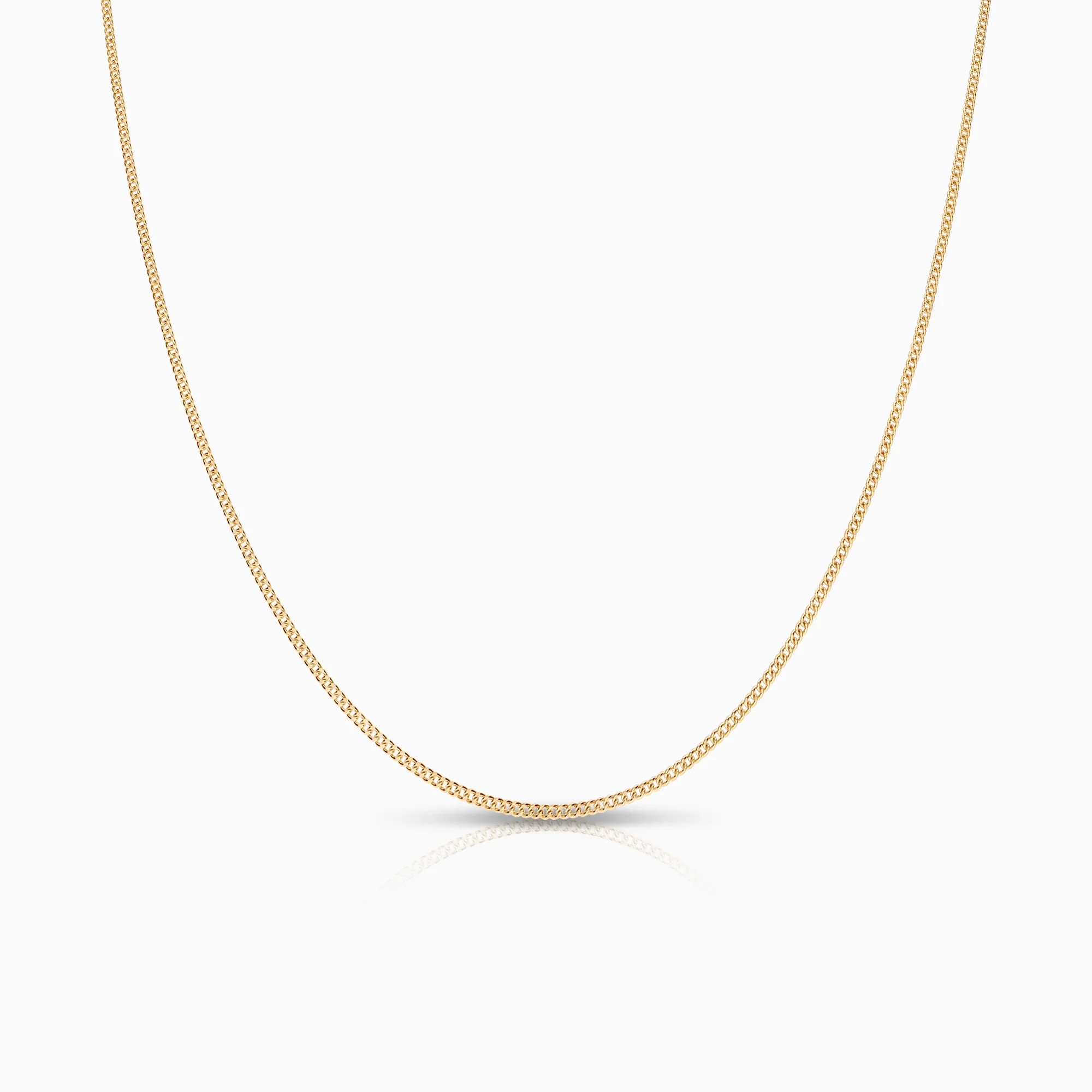 Curb chain 42.0cm 18K gold