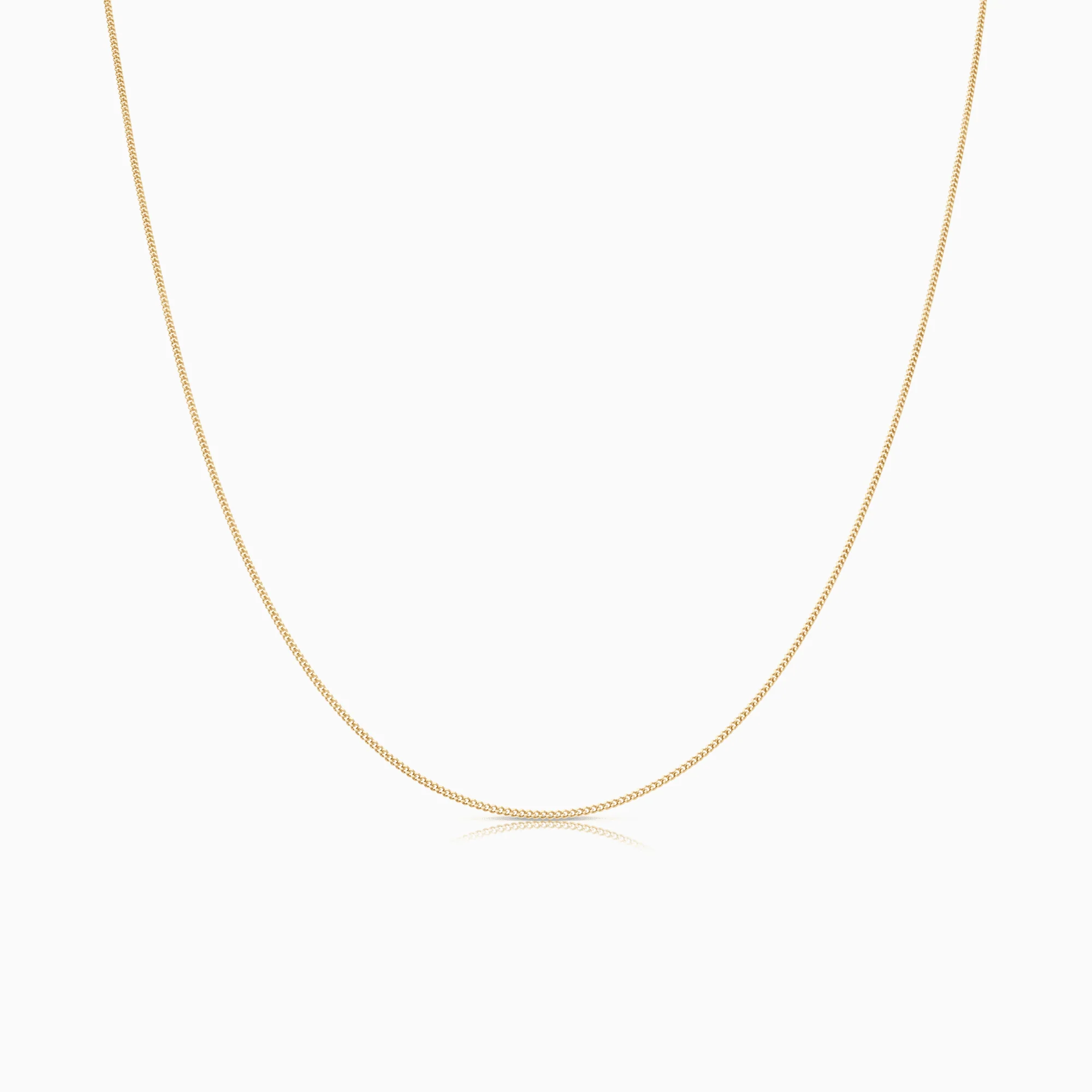 Curb chain 42.5cm 18K gold