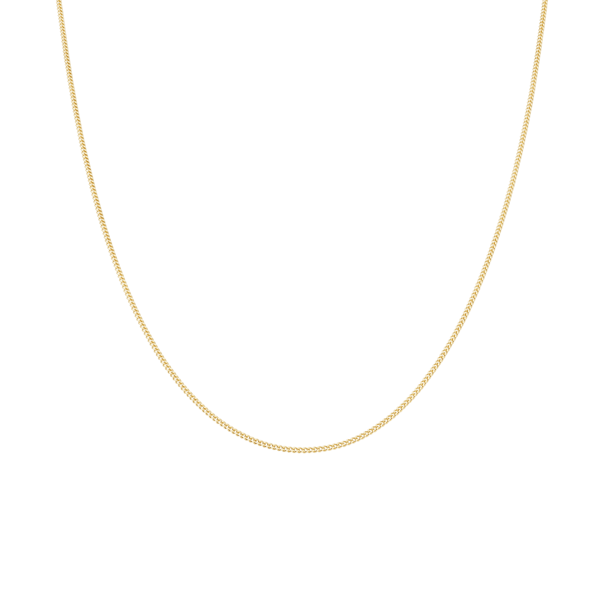 Curb Chain 42cm 18K Gold - Image 2
