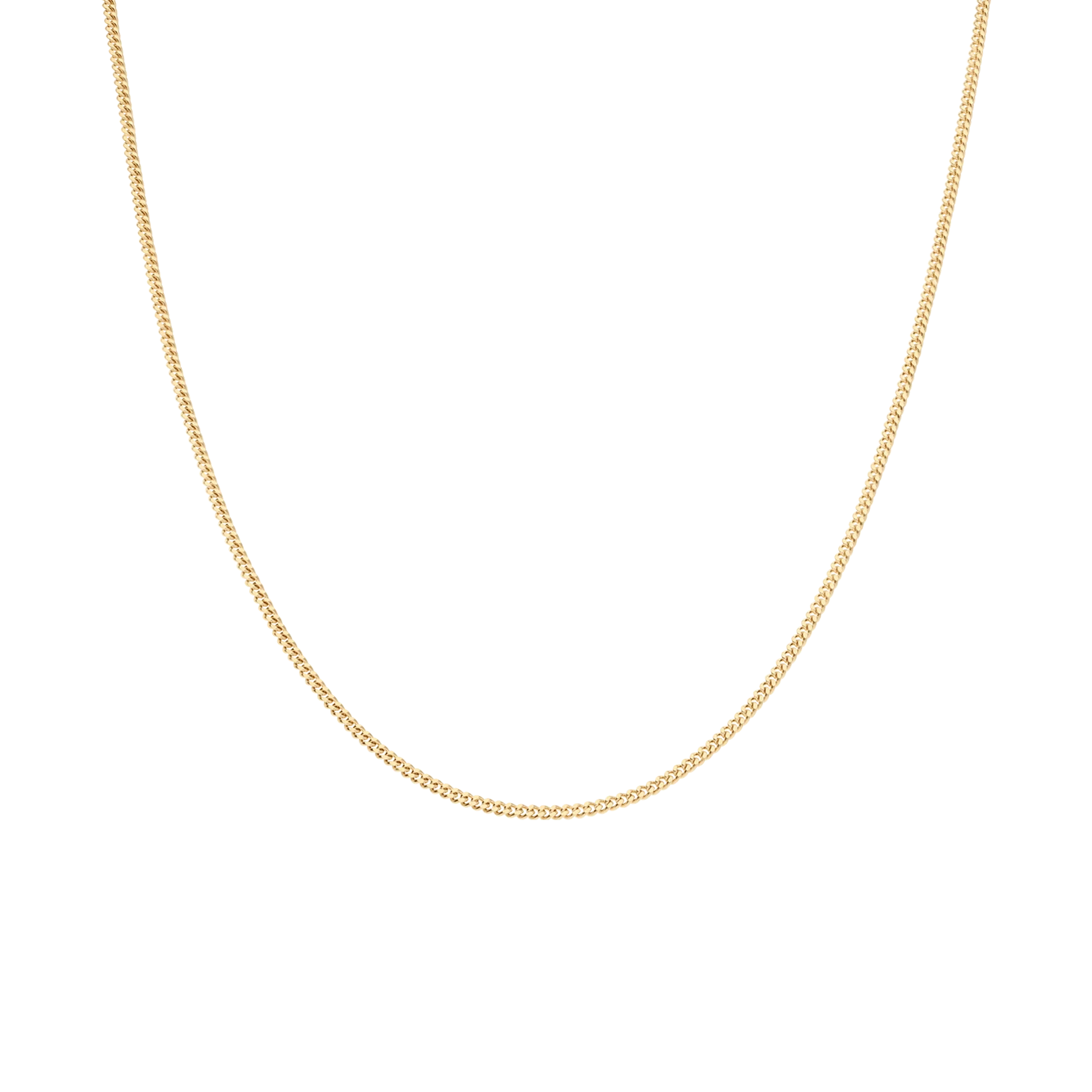 Curb Chain 42cm 18K Gold - Image 2