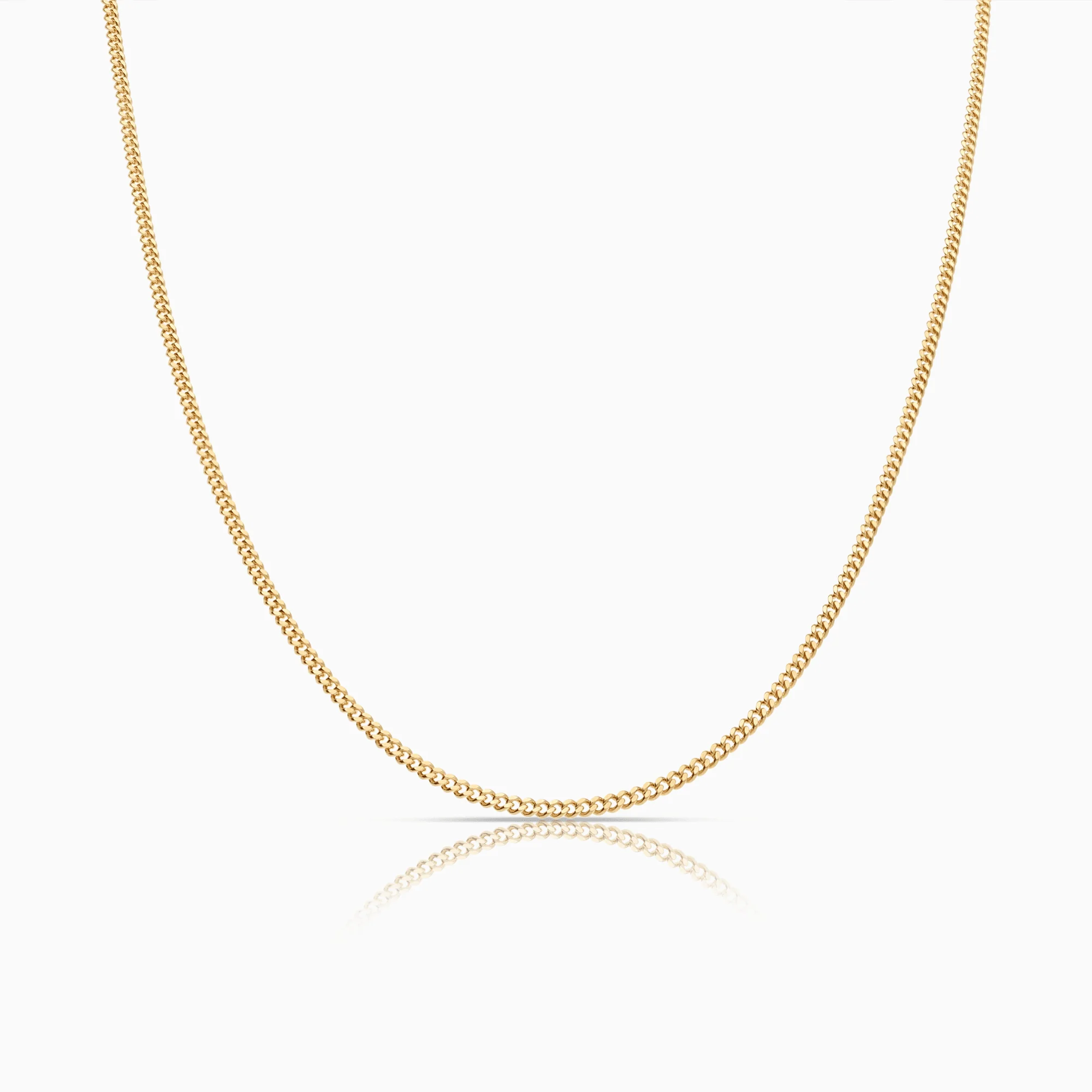 Curb chain 44.5cm 18K gold