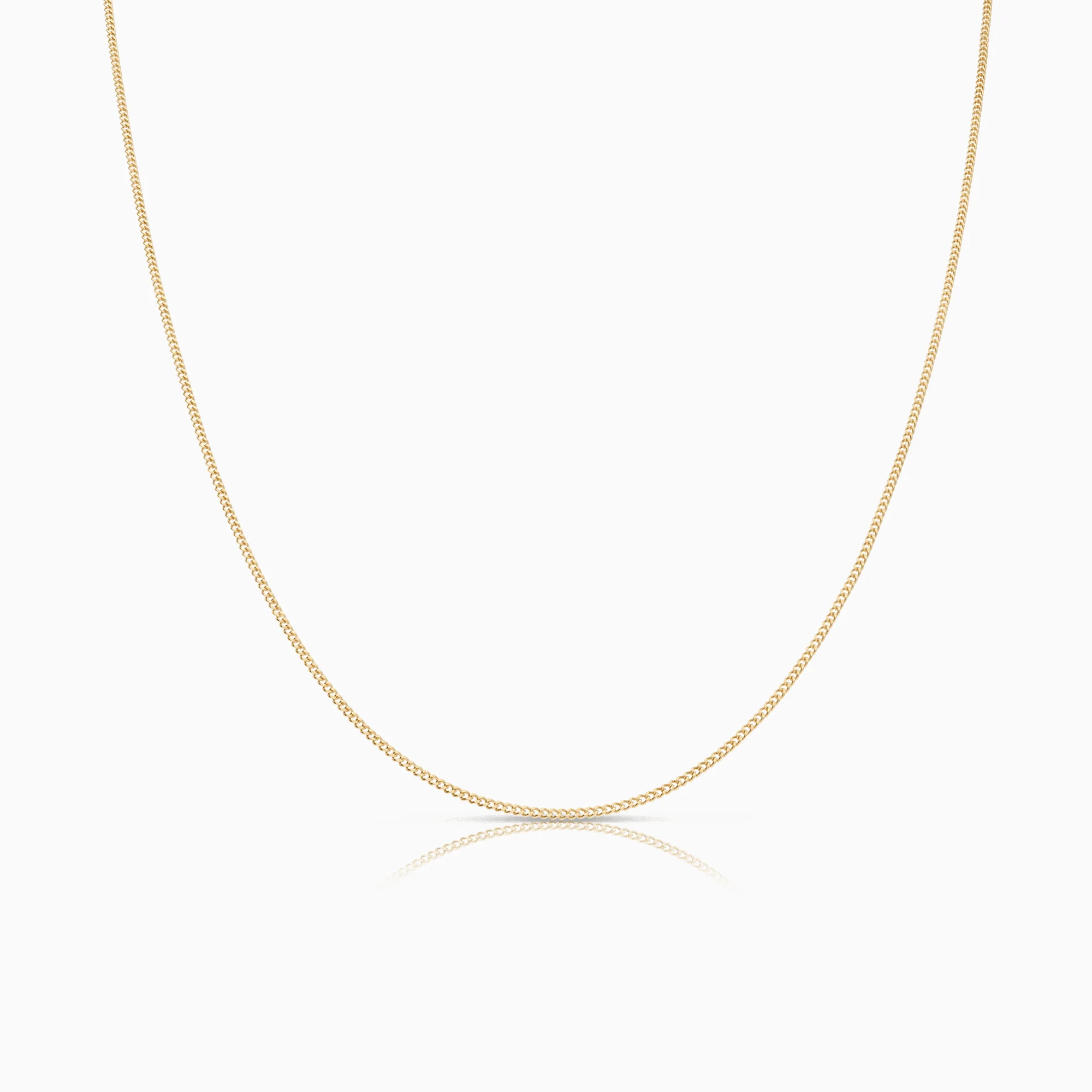 Curb chain 44cm 18K gold