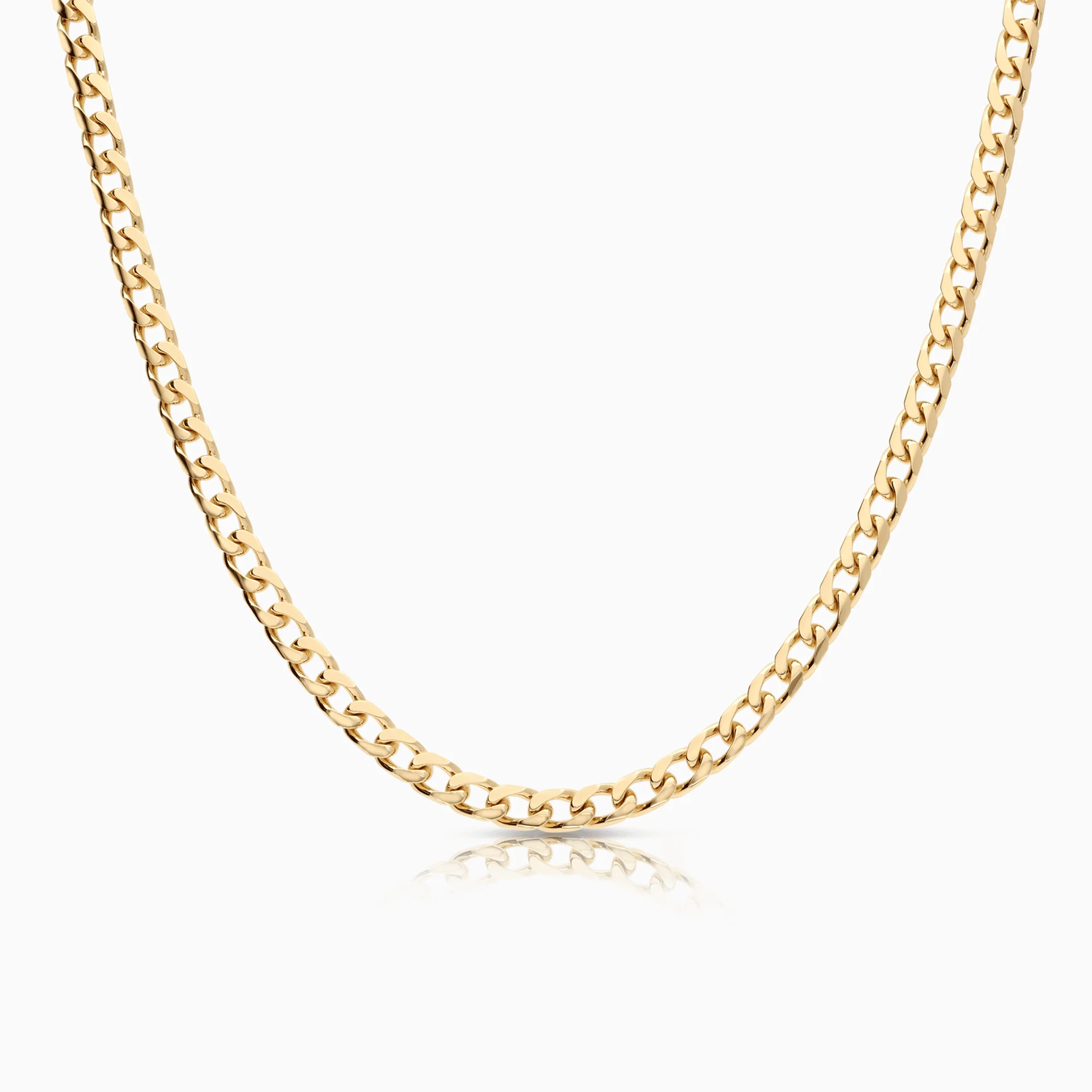 Curb chain 46.60g 18K gold