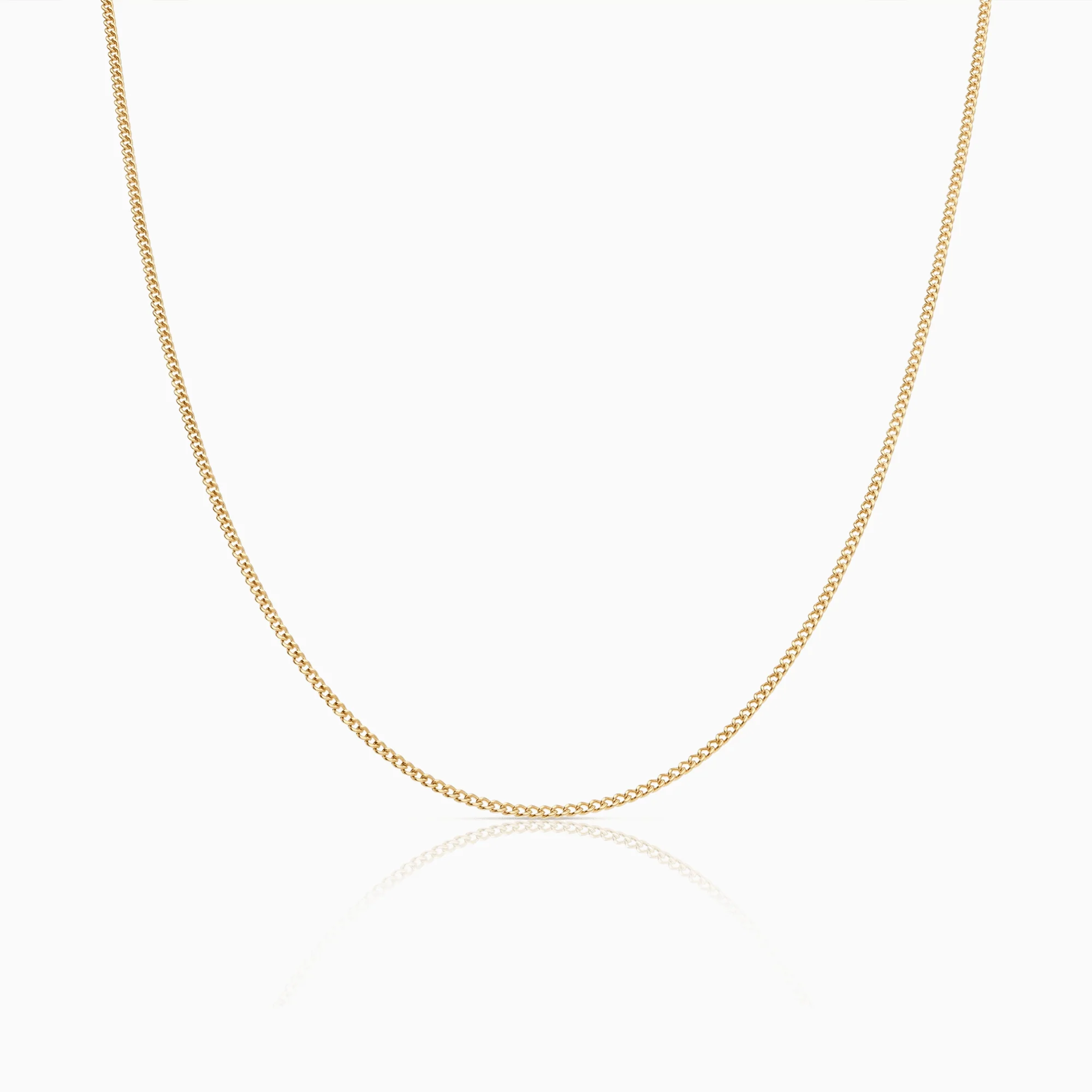 Curb chain 47.5cm 18K gold