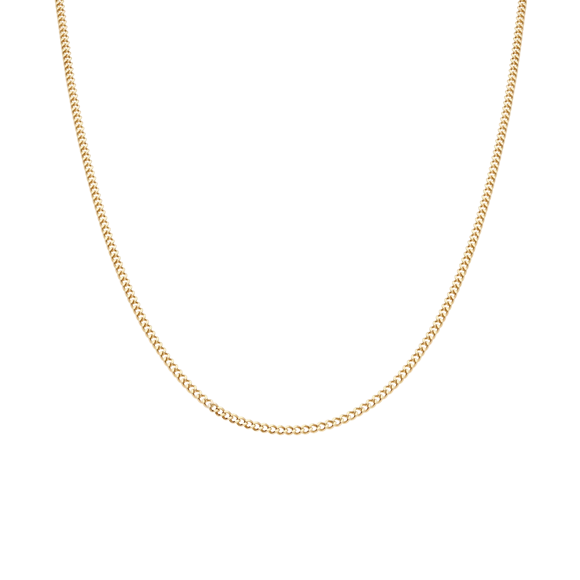 Curb bracelet 47cm 18K gold - Image 2