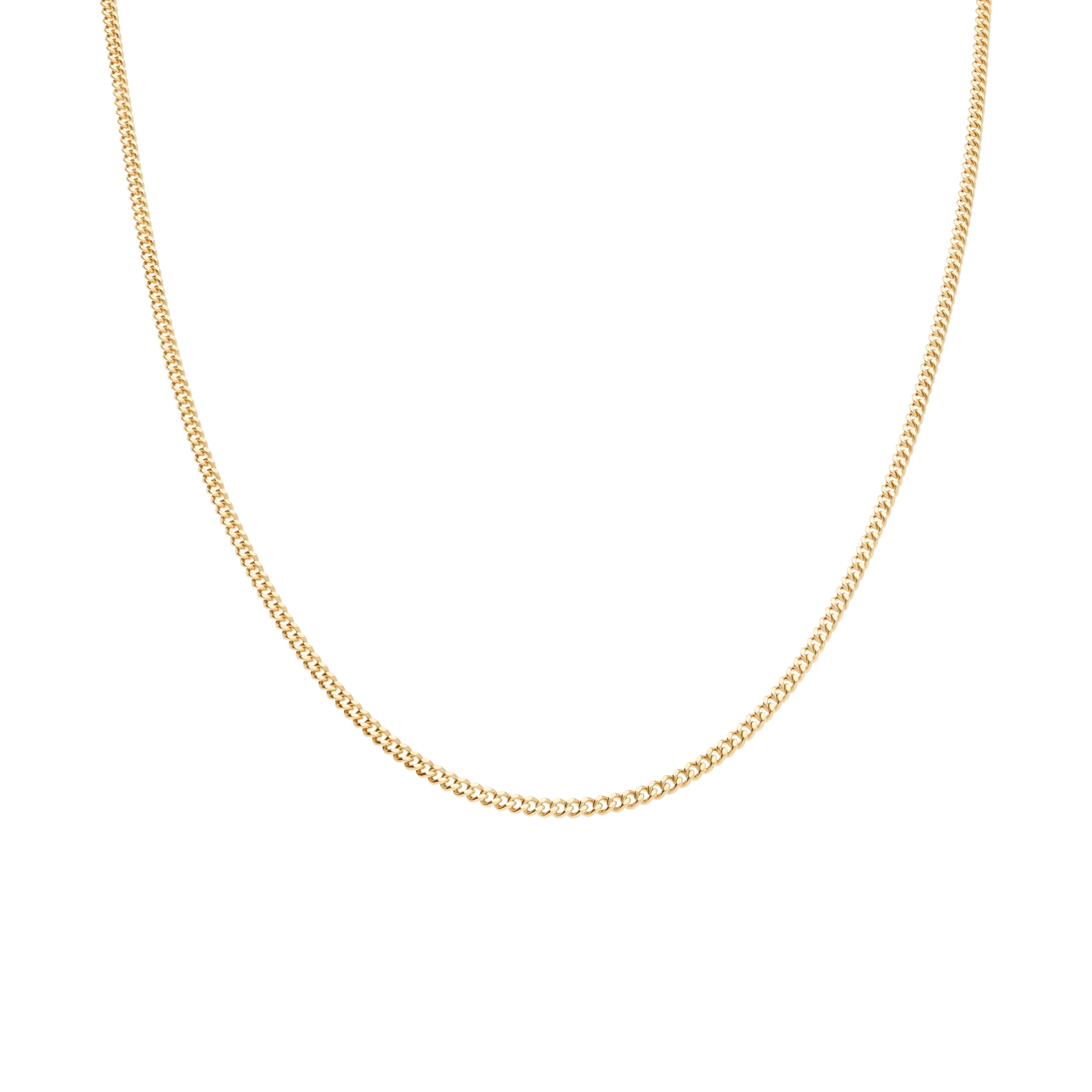 Curb bracelet 47cm 18K gold - Image 2