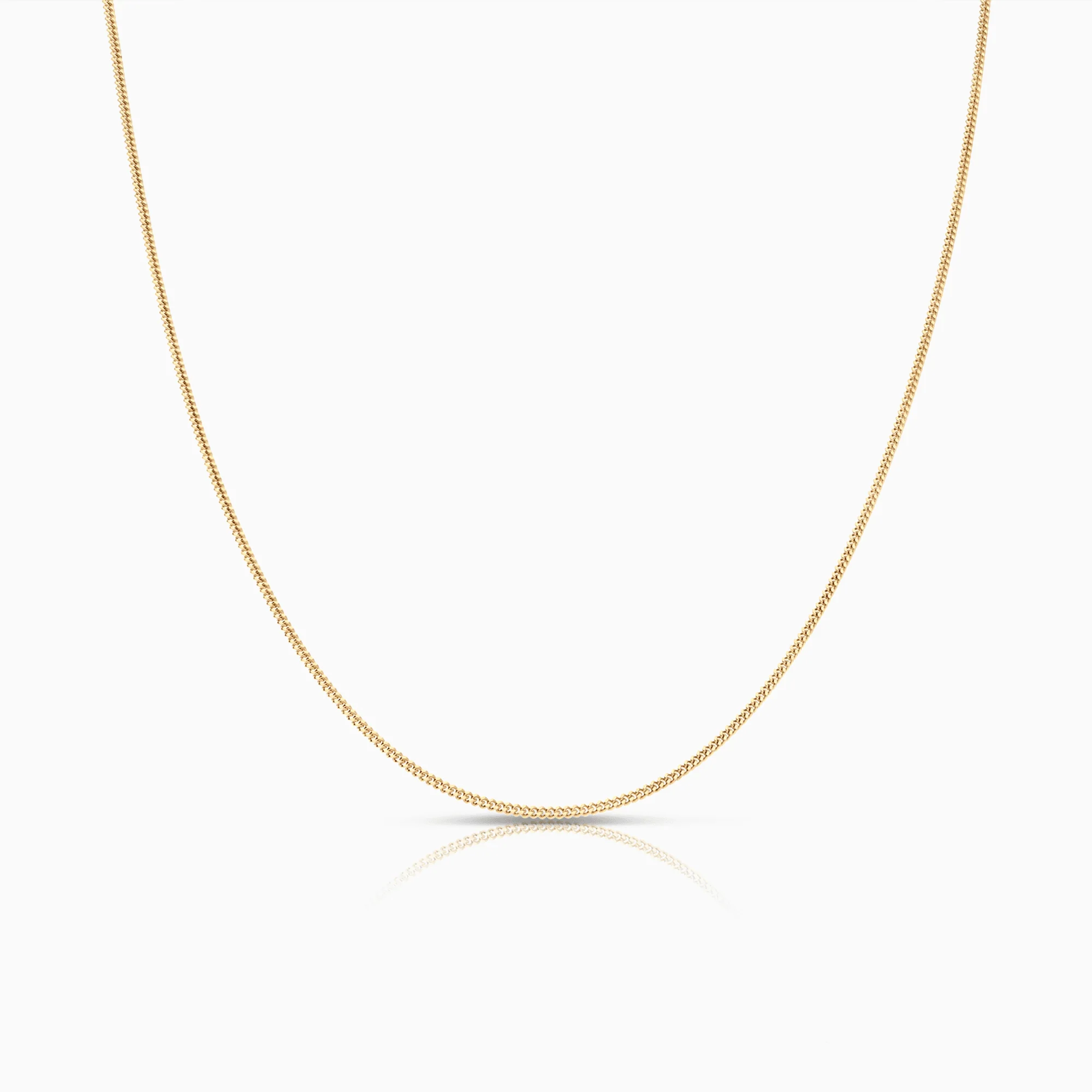 Curb chain 48cm 18K gold