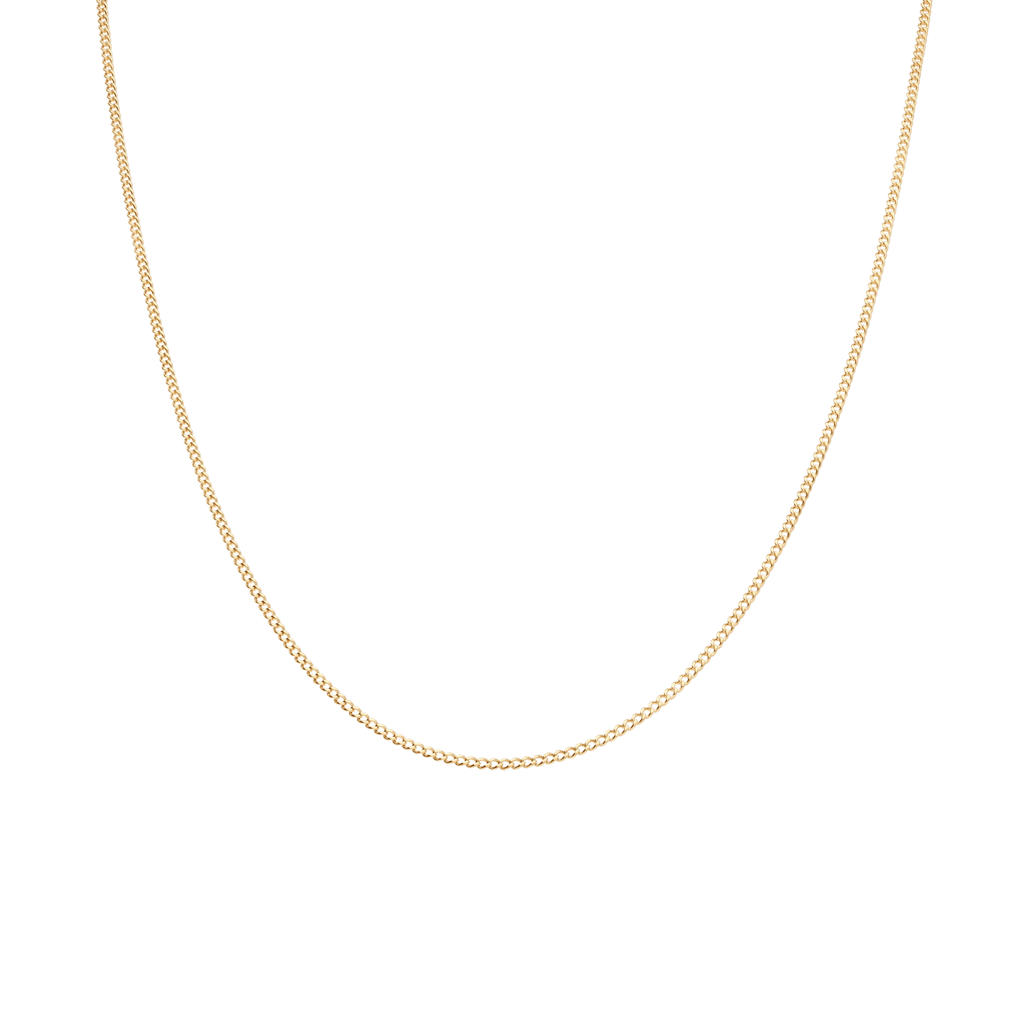 Curb chain 48cm 18K gold - Image 2