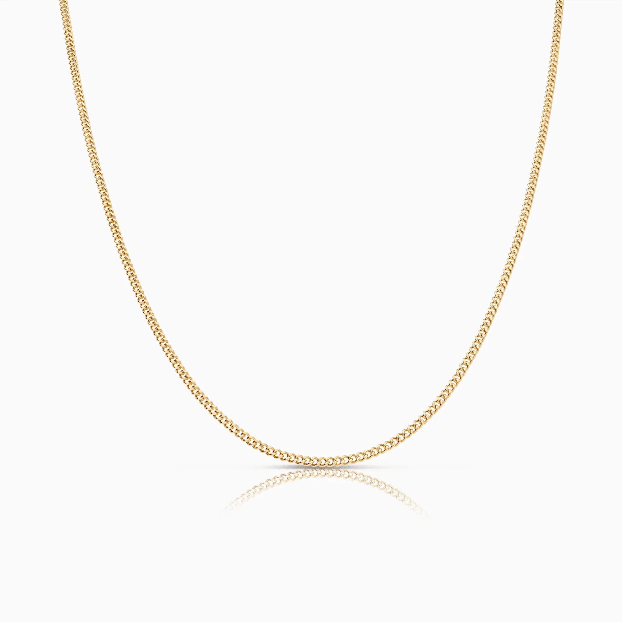 Curb link 50.5cm 18K gold